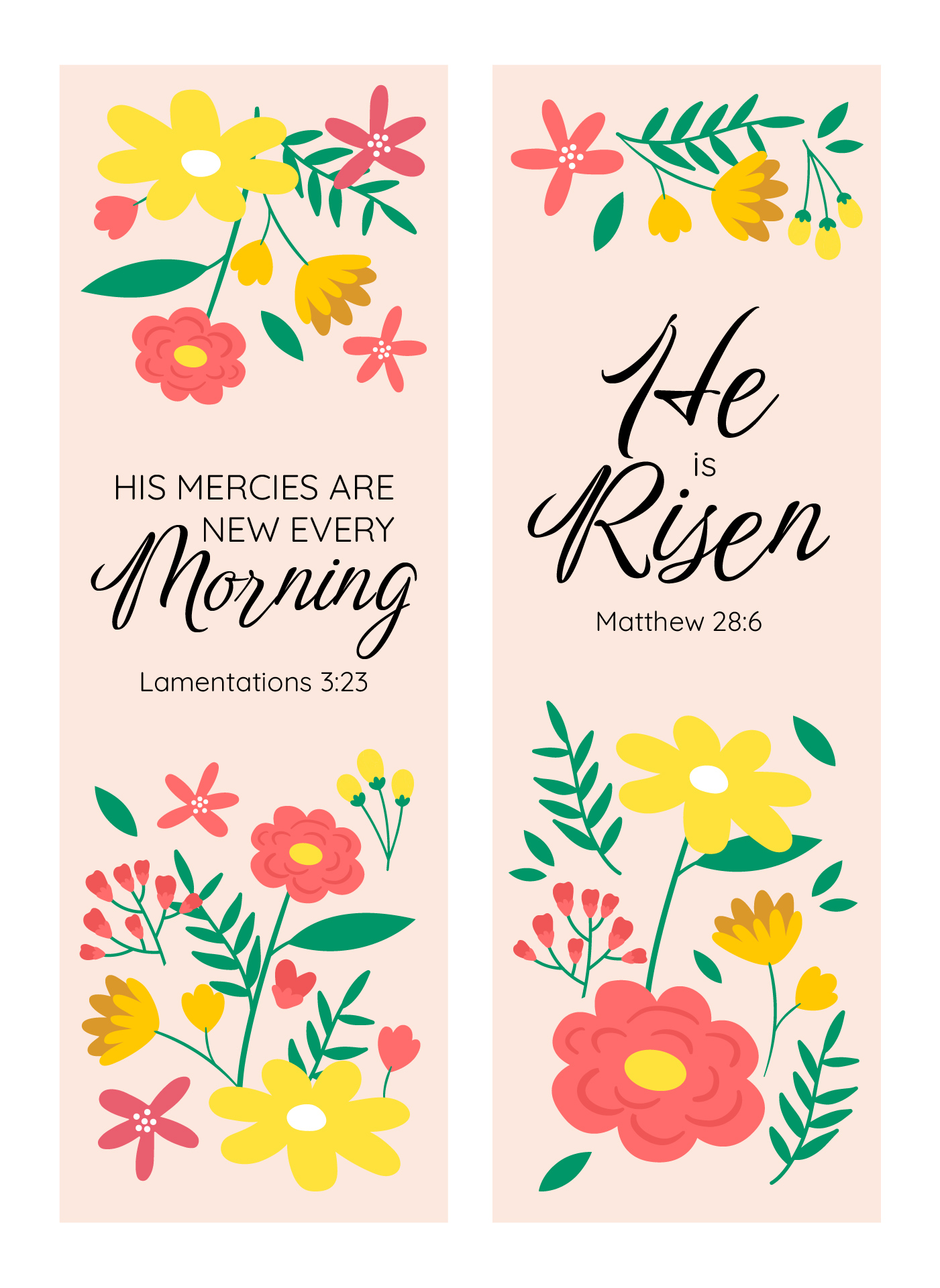 Printable Bible Verse Bookmarks for Bible Study