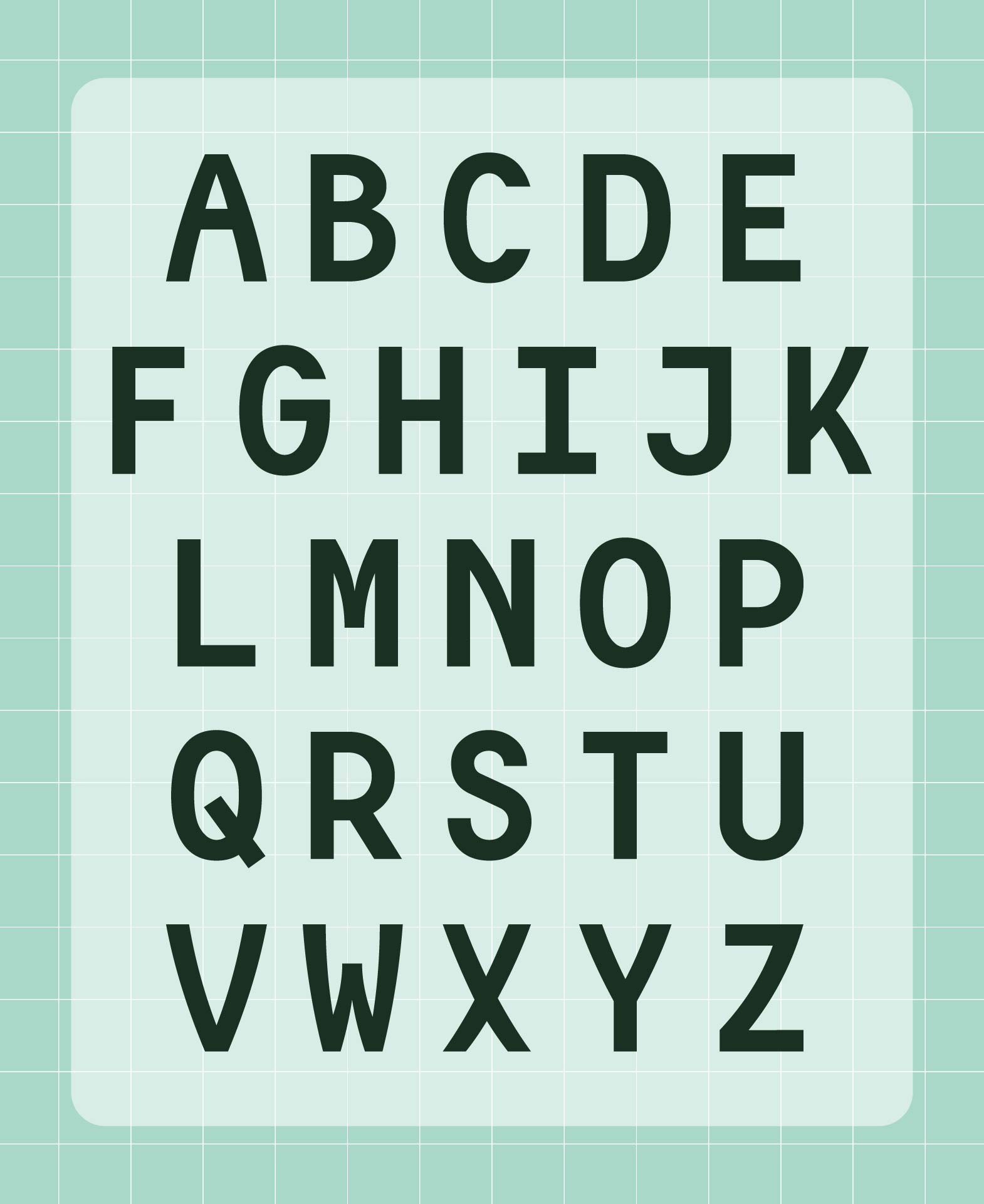 Printable Block Letters Large Size