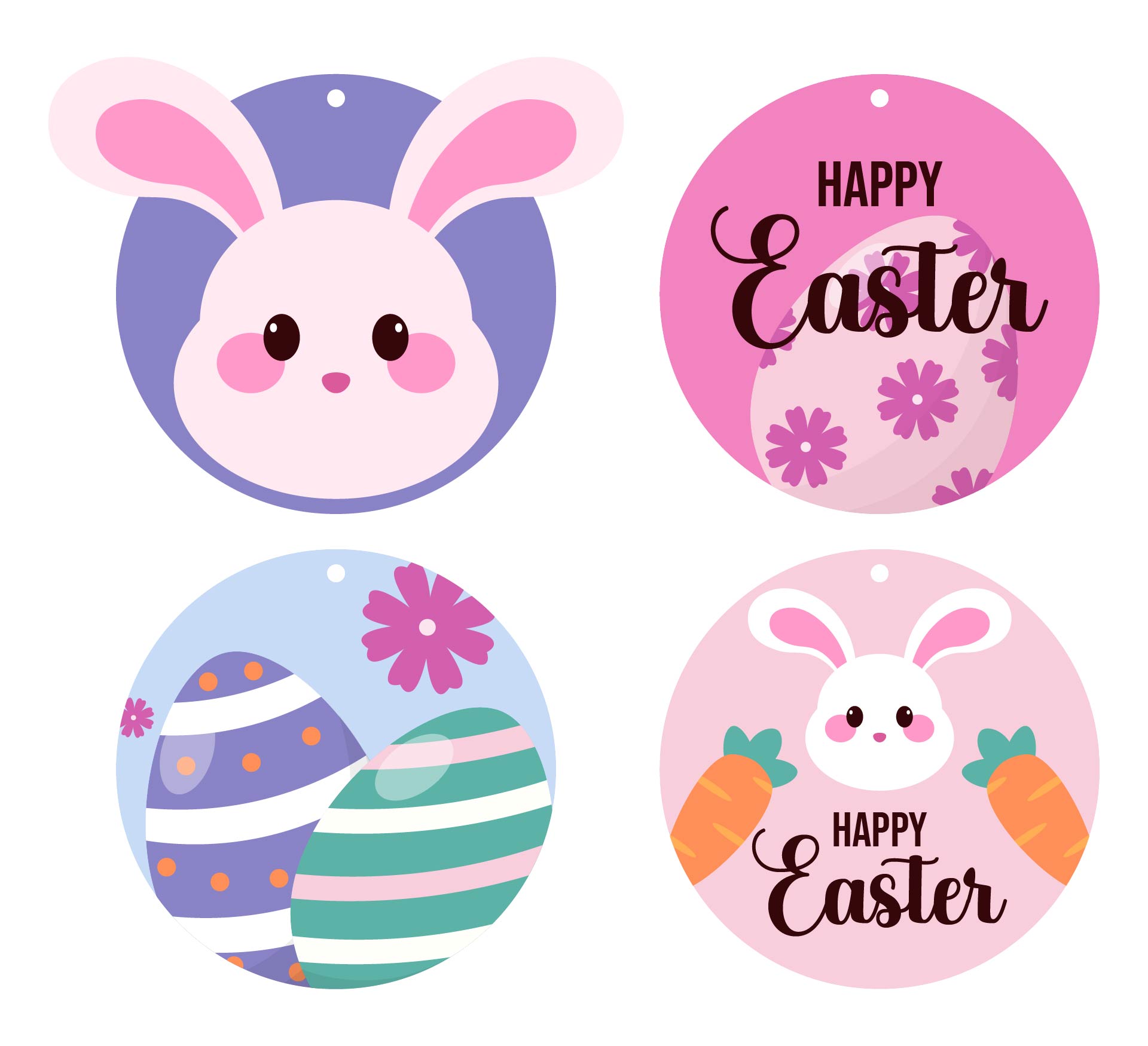 Printable Easter Basket Tags