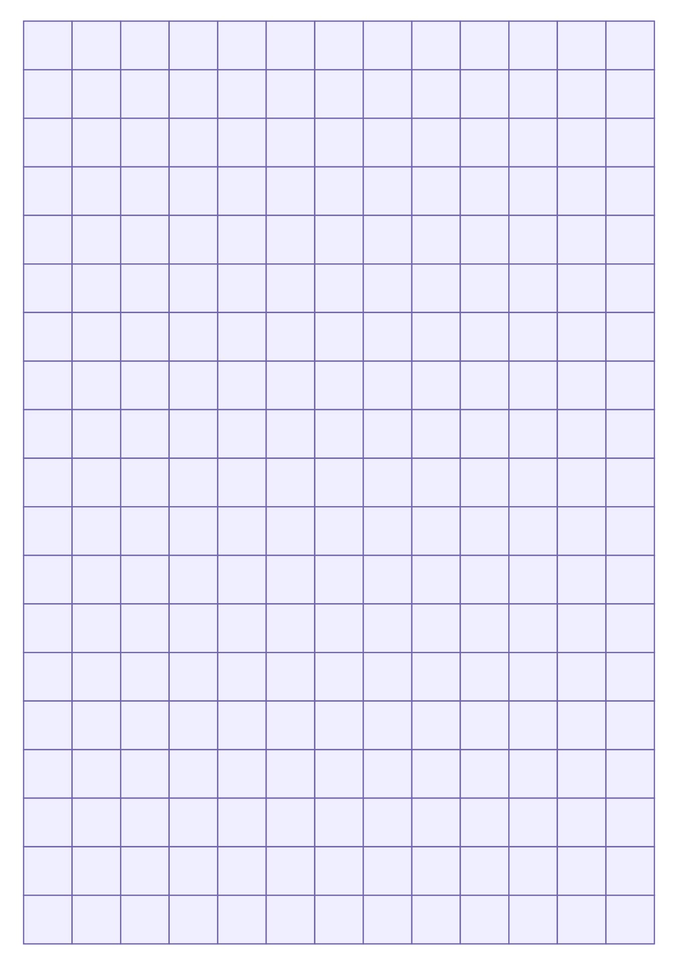 Printable Engineering Grid Squares