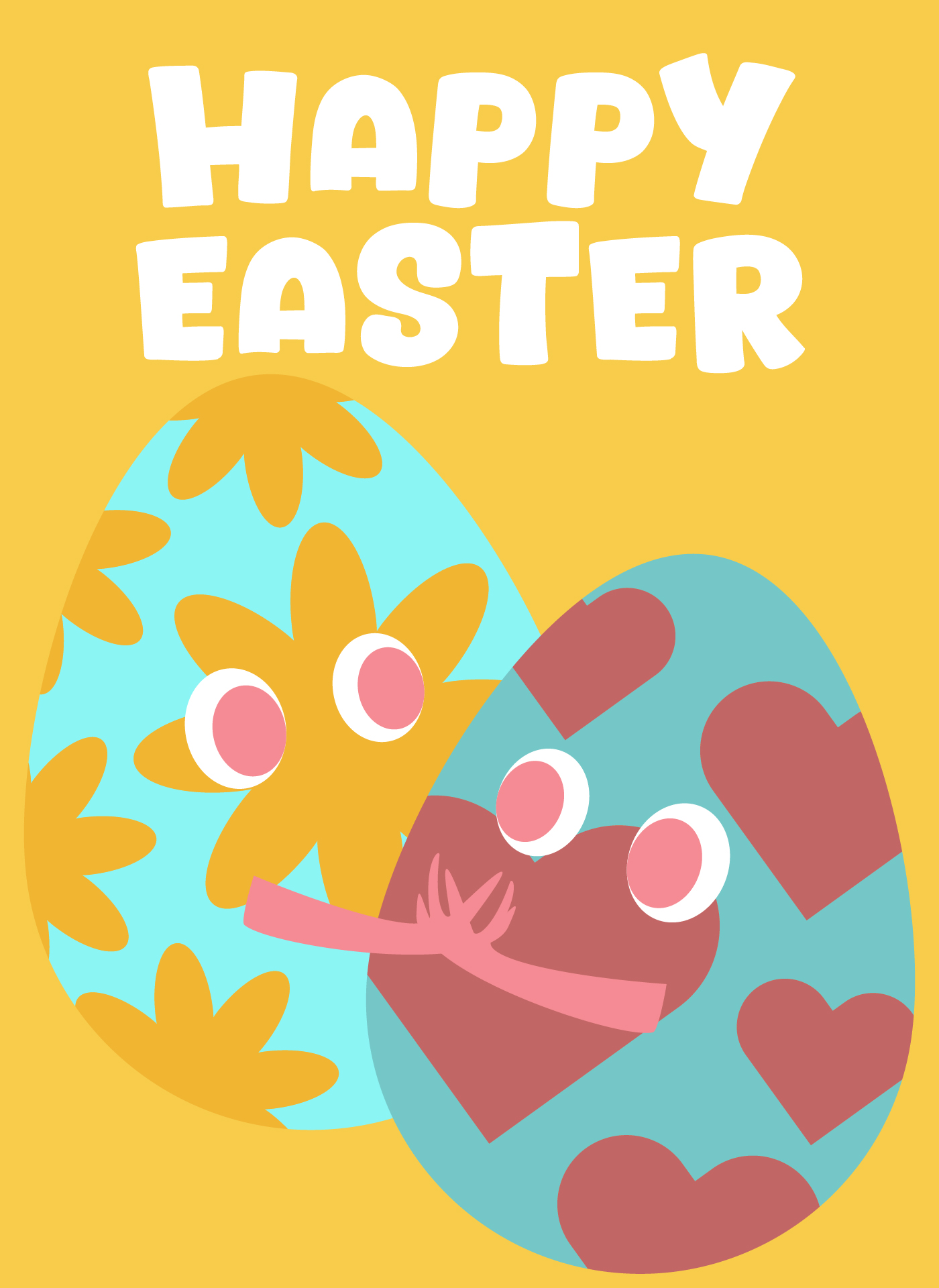 Printable Funny Easter Cards for Sister