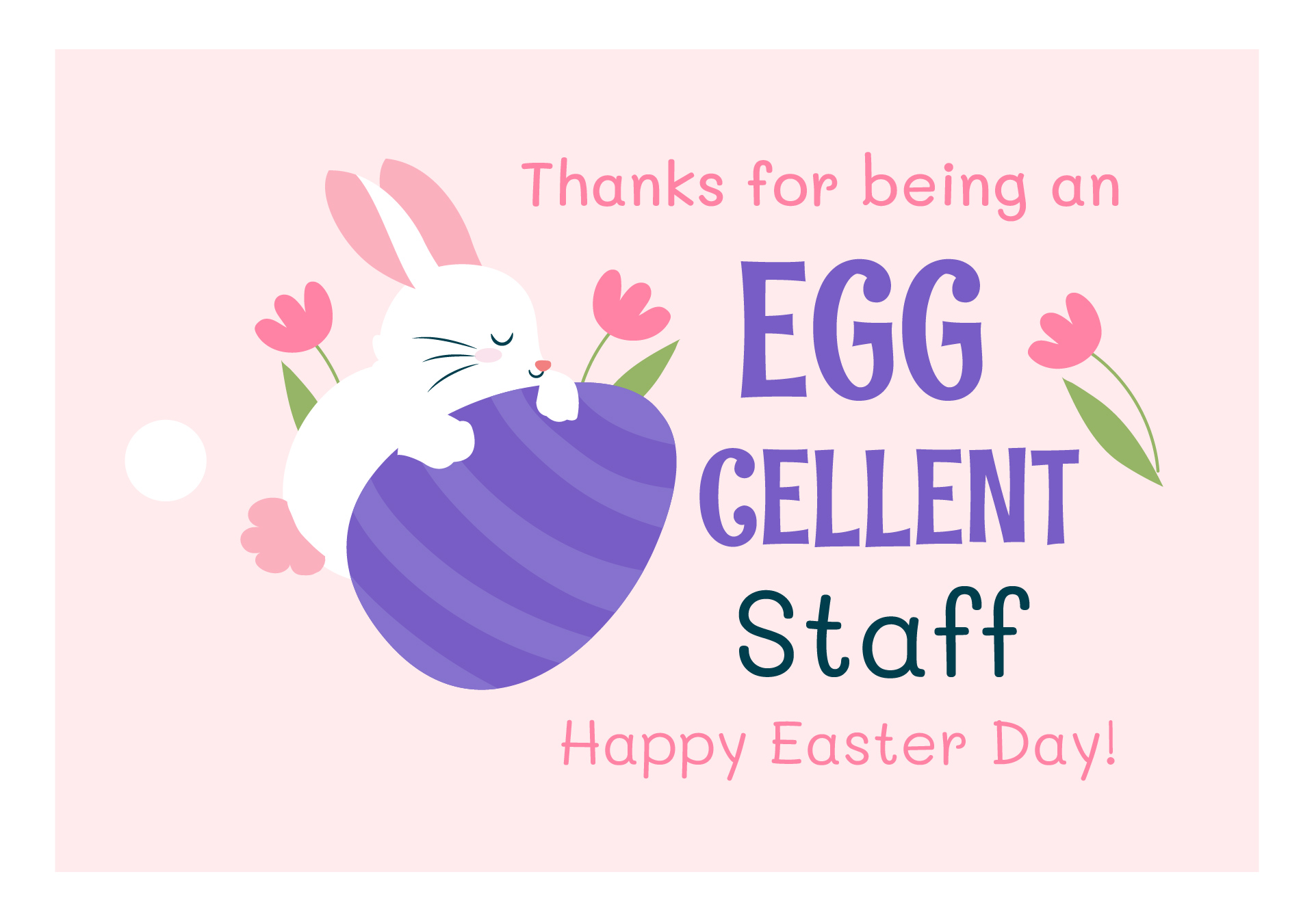 Printable Happy Easter Tags for School Staff Printable Happy Easter Tags for School Staff
