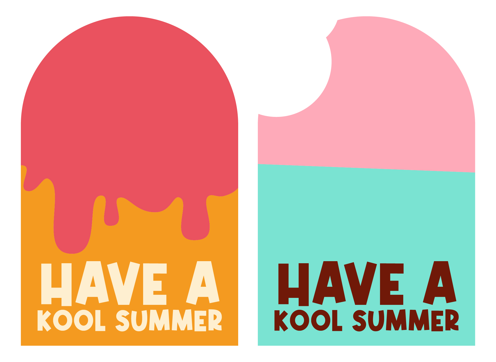 Printable Kool Summer Tags for School Farewell Gifts