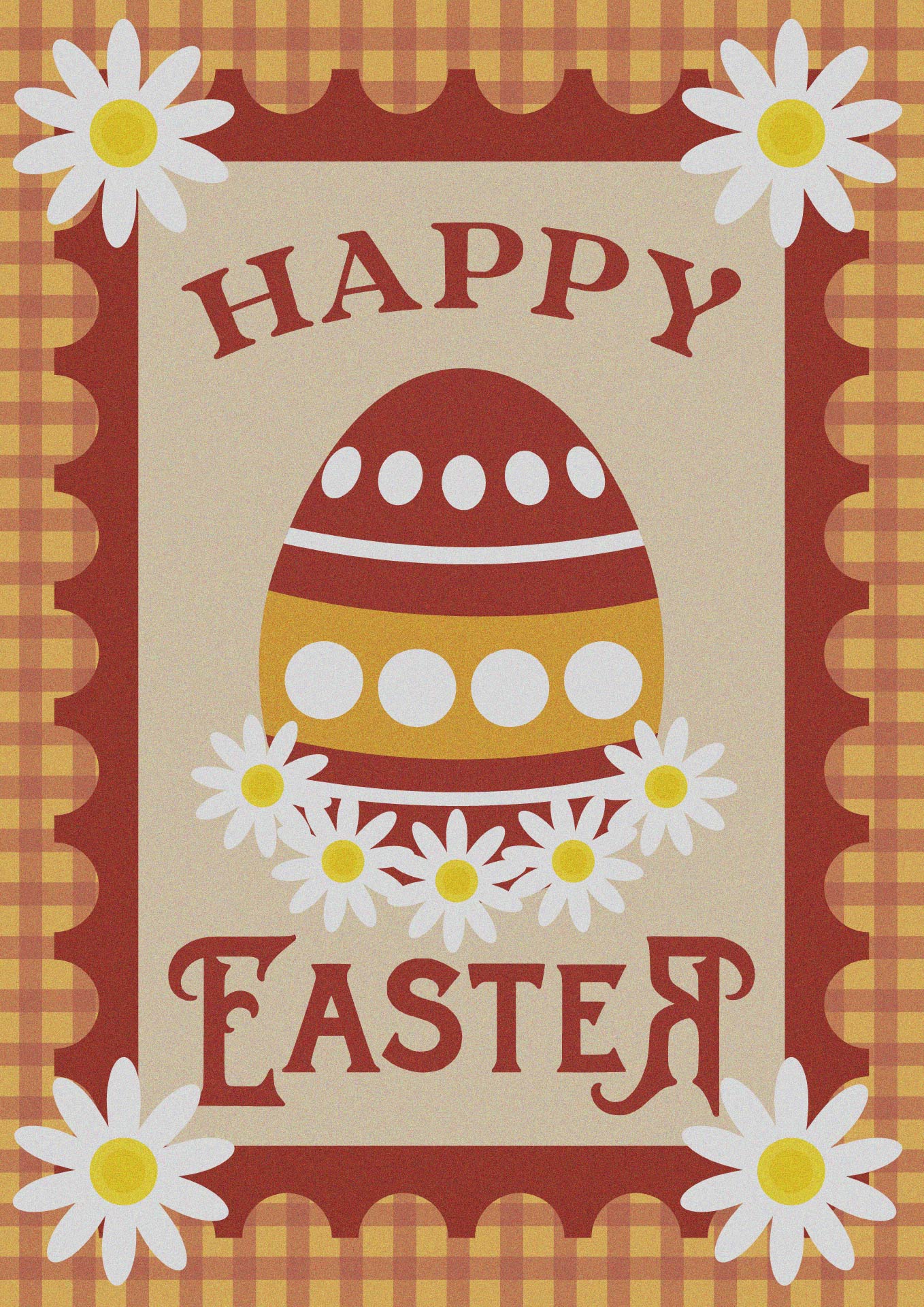 Printable Nostalgic Easter Cards with Flowers