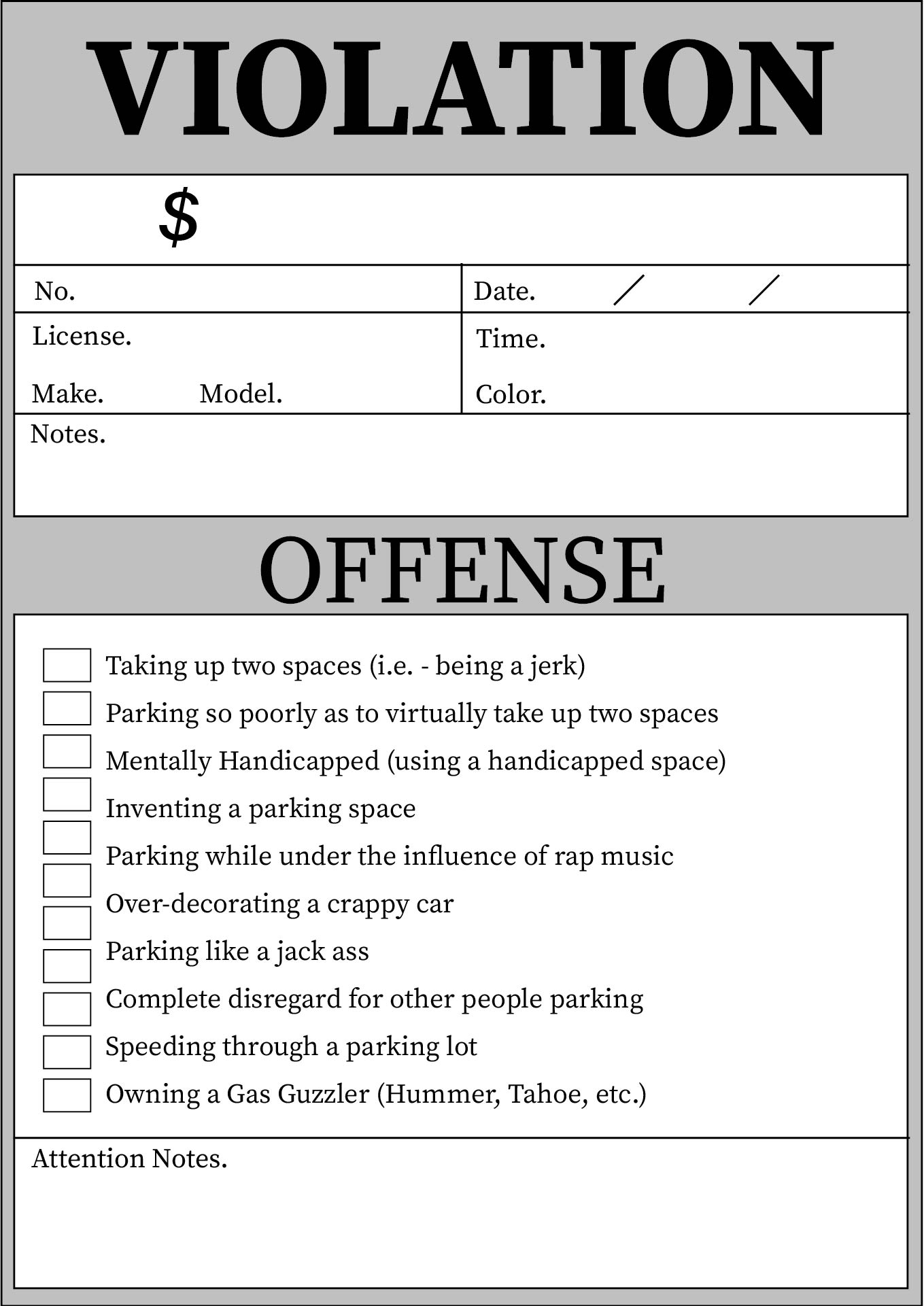 Printable Public Transportation Violation Tickets Printable Public Transportation Violation Tickets