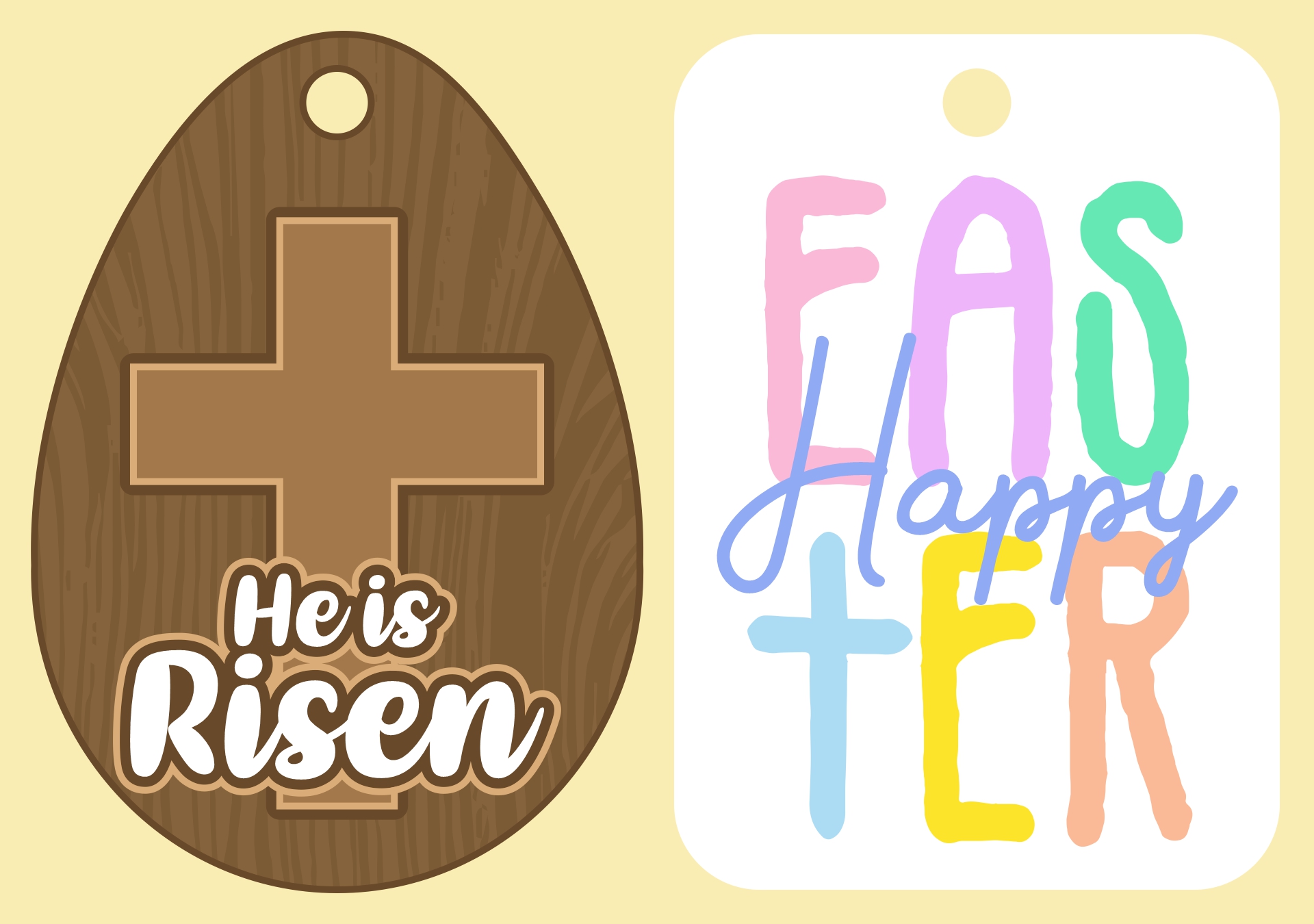 Religious Easter Gift Tags Printables