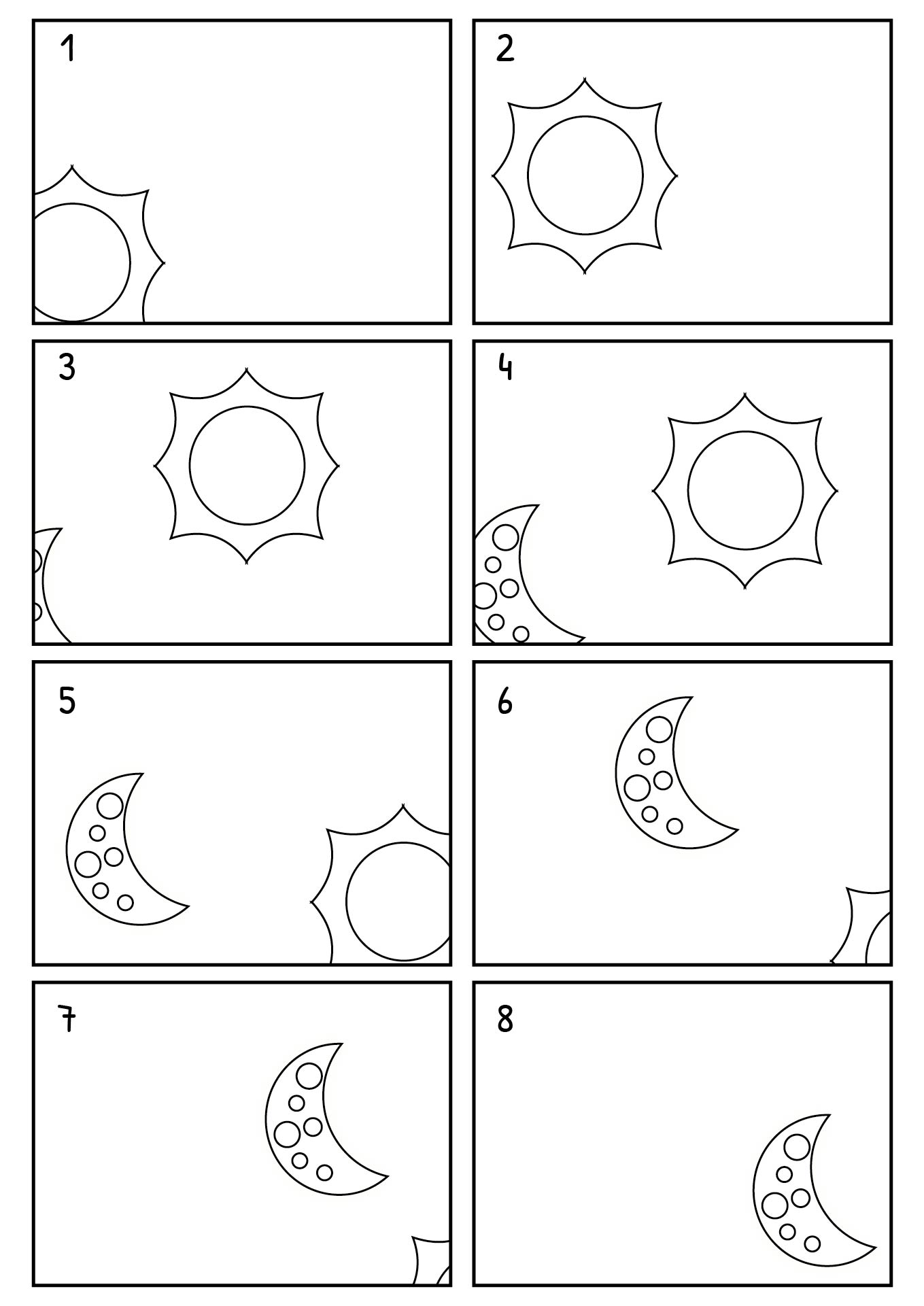 Simple Printable Flip Book Template