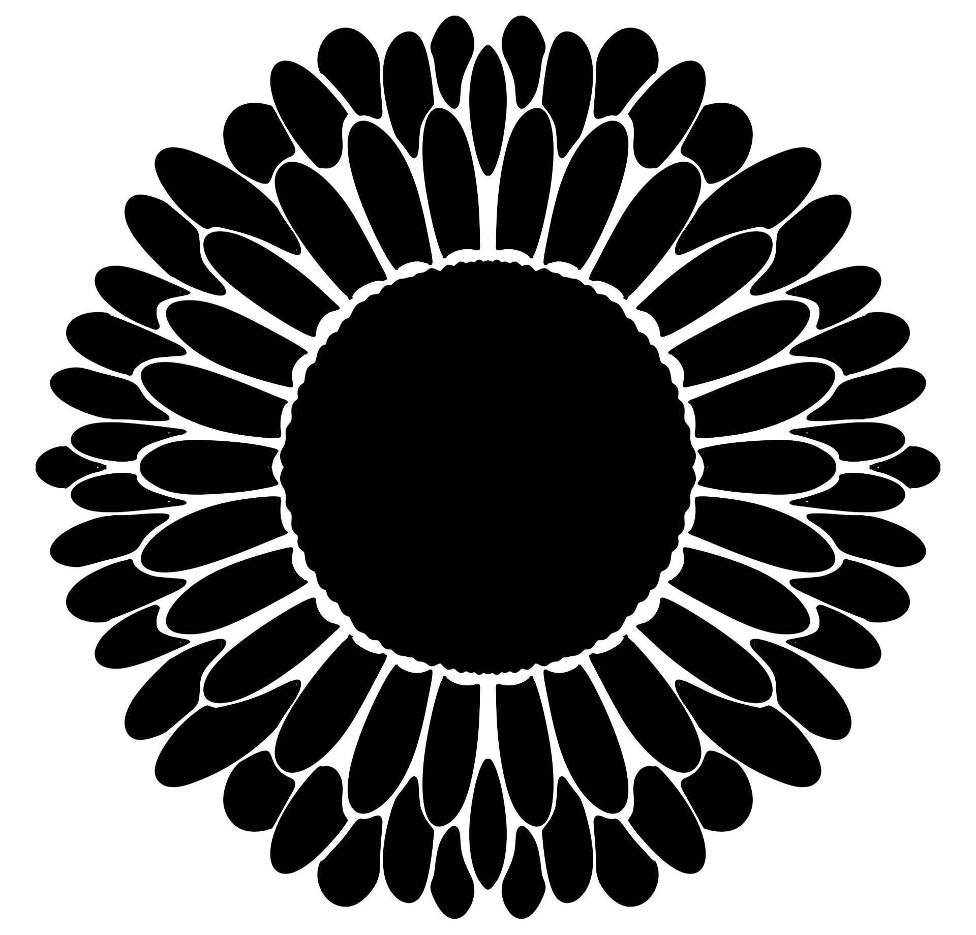 Sunflower Stencil Patterns