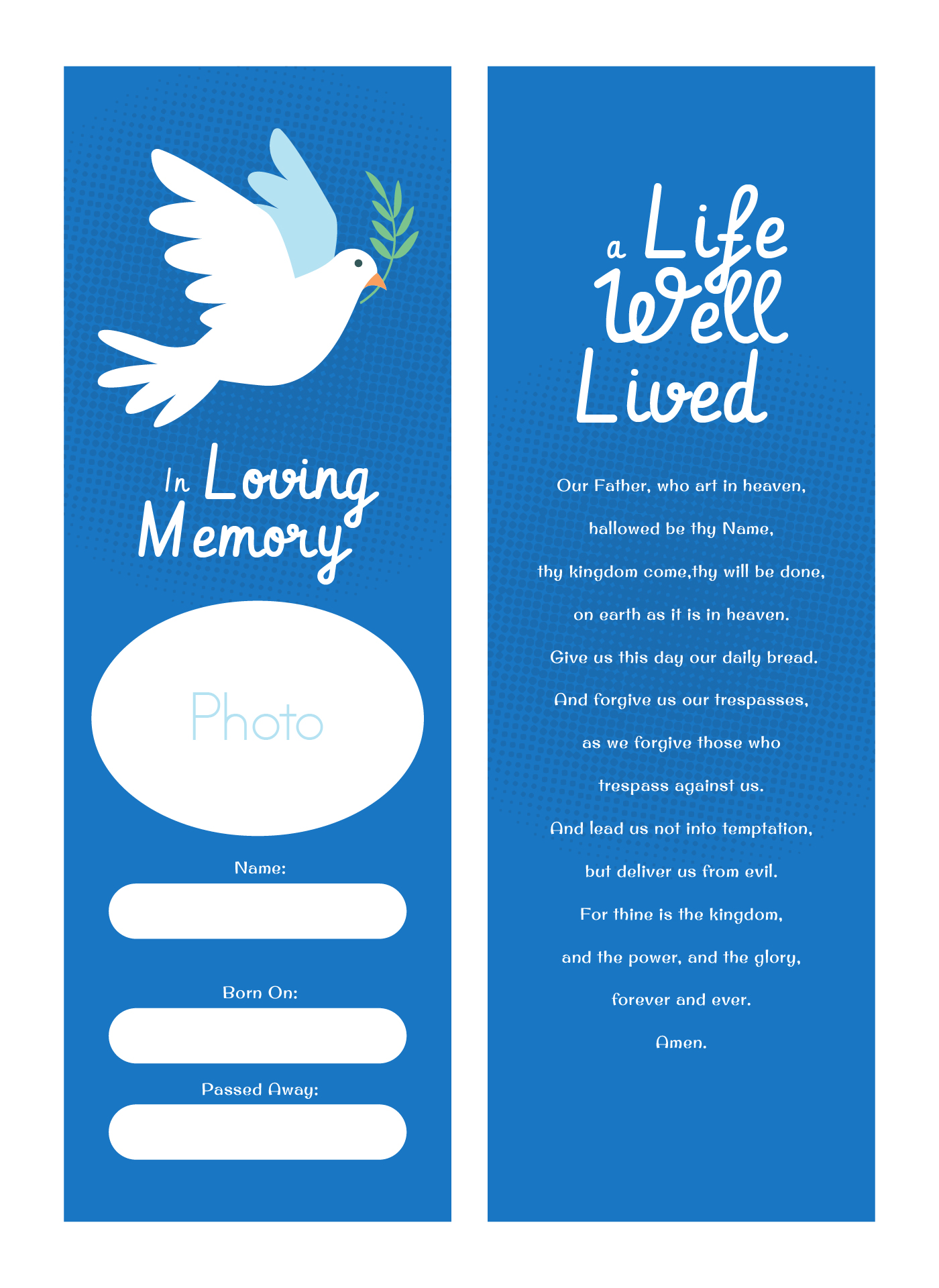 Celestial Dove Bookmark Template Celestial Dove Bookmark Template