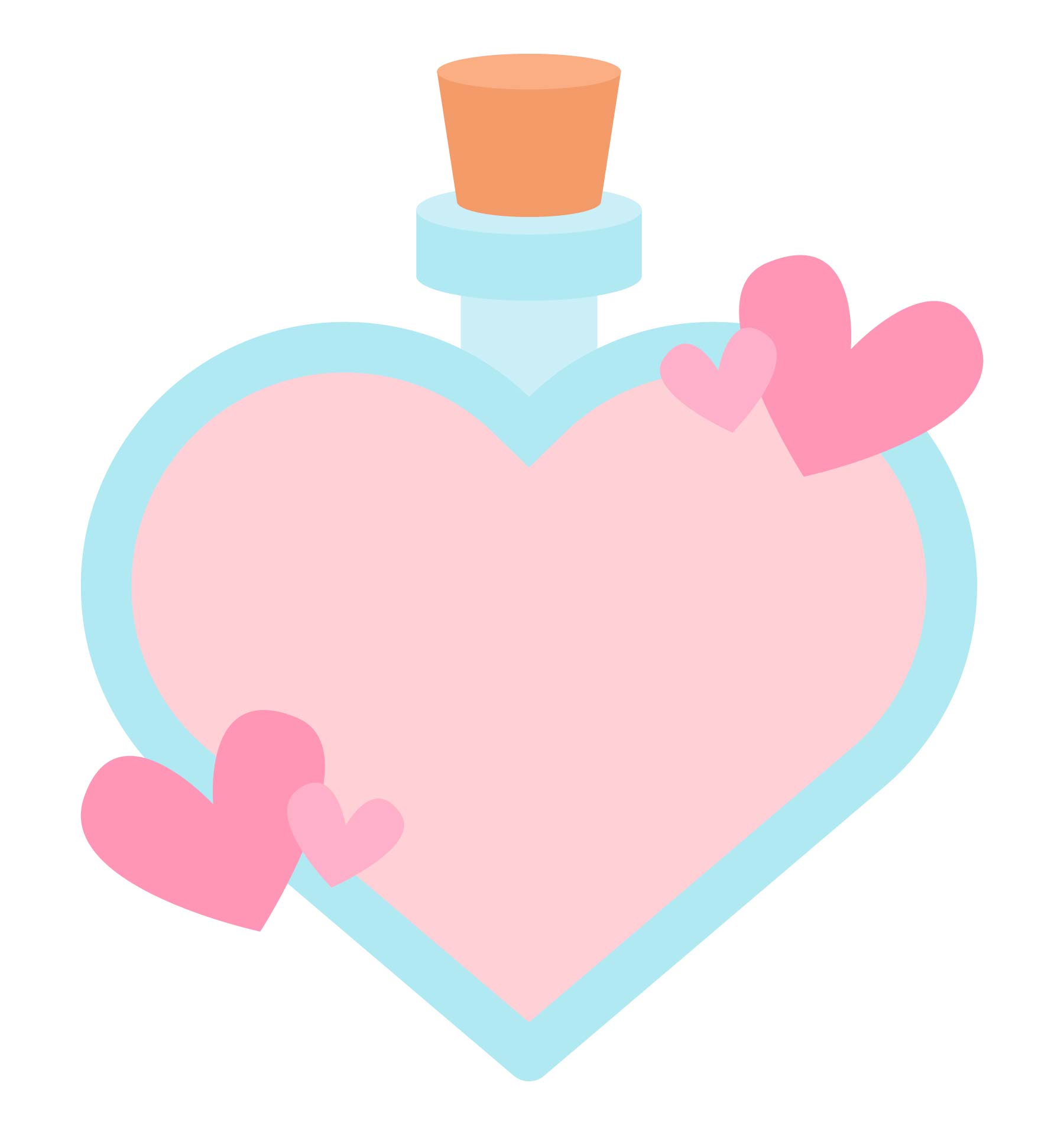 Heart Border Name Tags