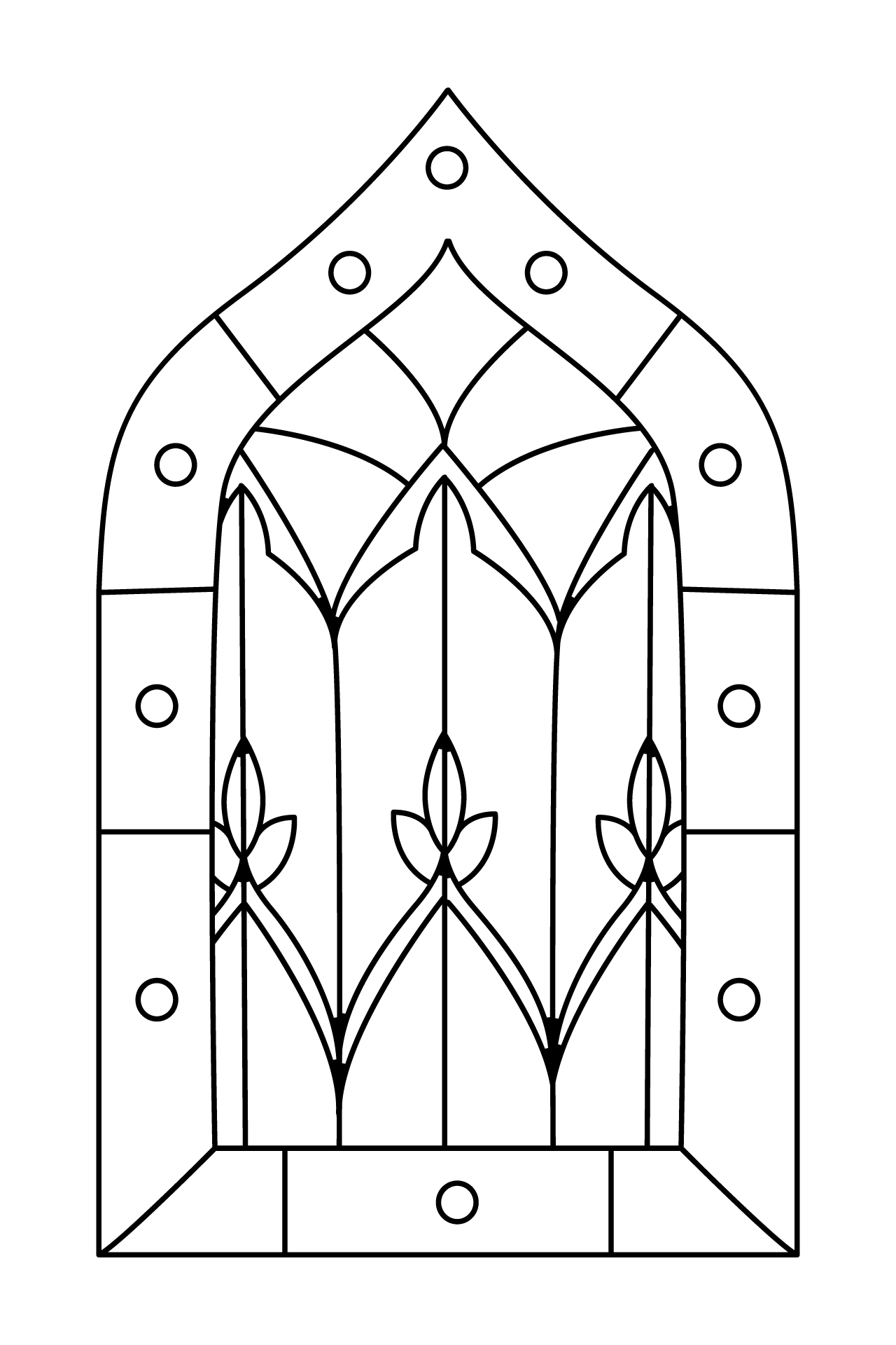 Faux Stained Glass Coloring Pages Faux Stained Glass Coloring Pages