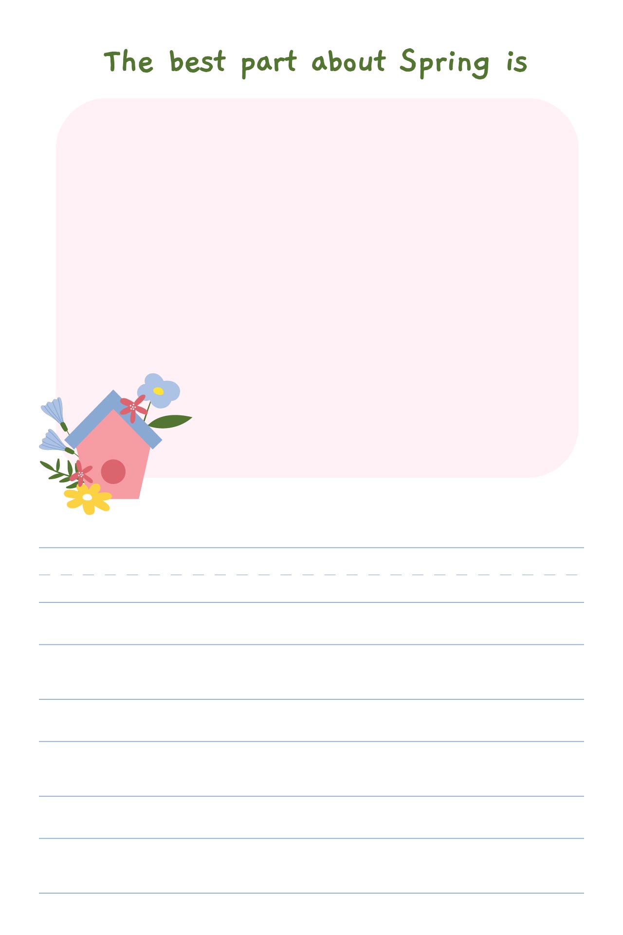 Spring Writing Activities For Pre-K & Kindergarten