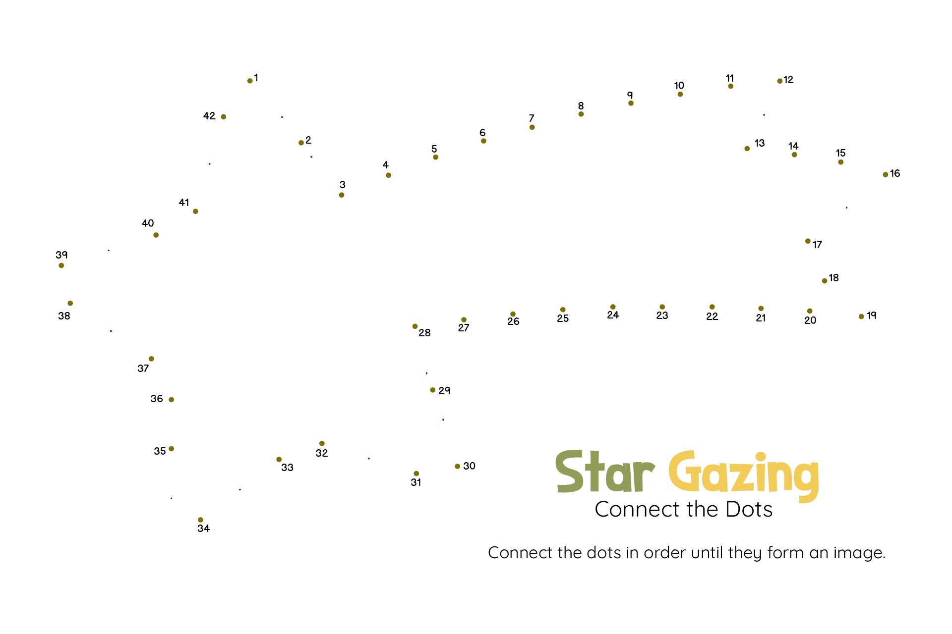 Connect The Dots Star Gazing
