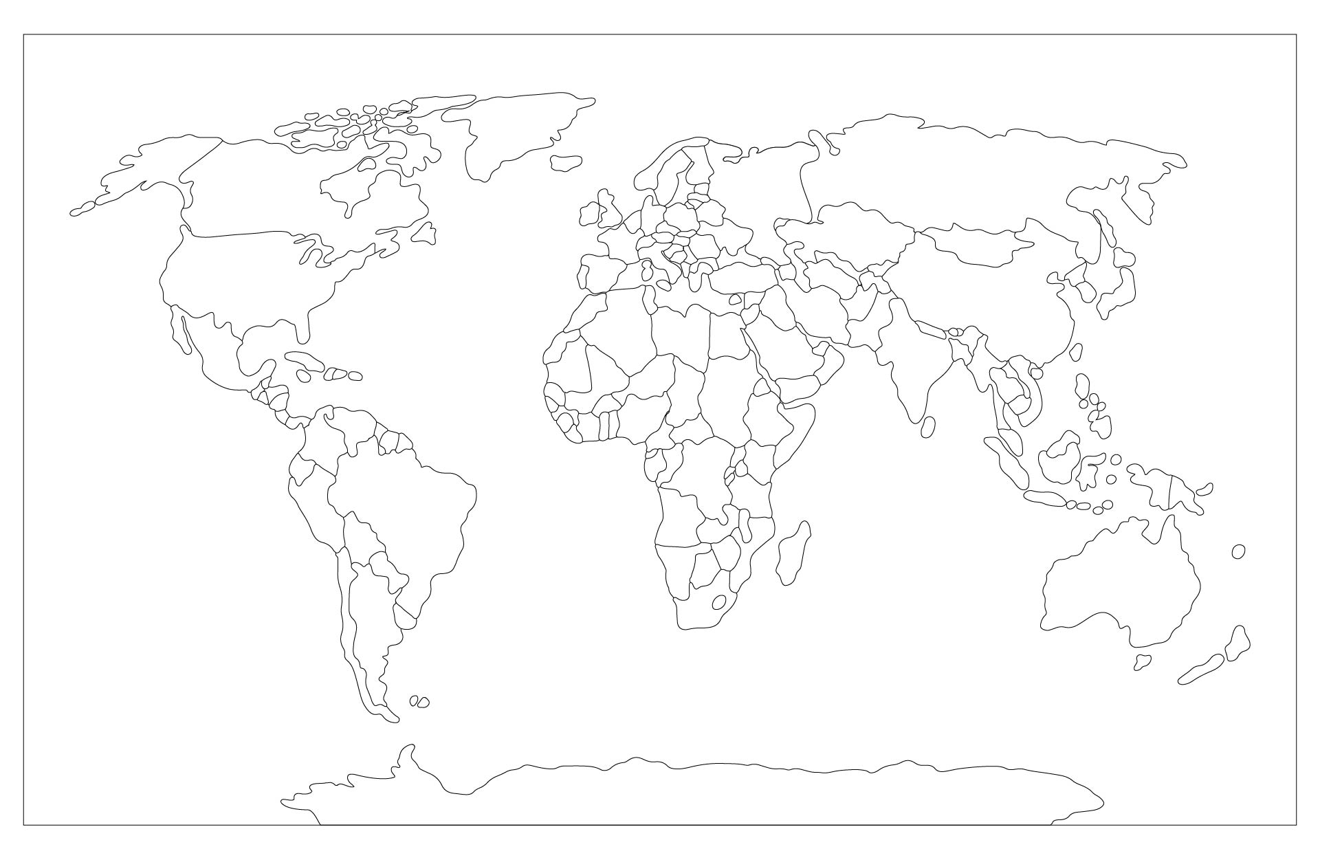 Printable Blank Maps For Coloring Printable Blank Maps For Coloring