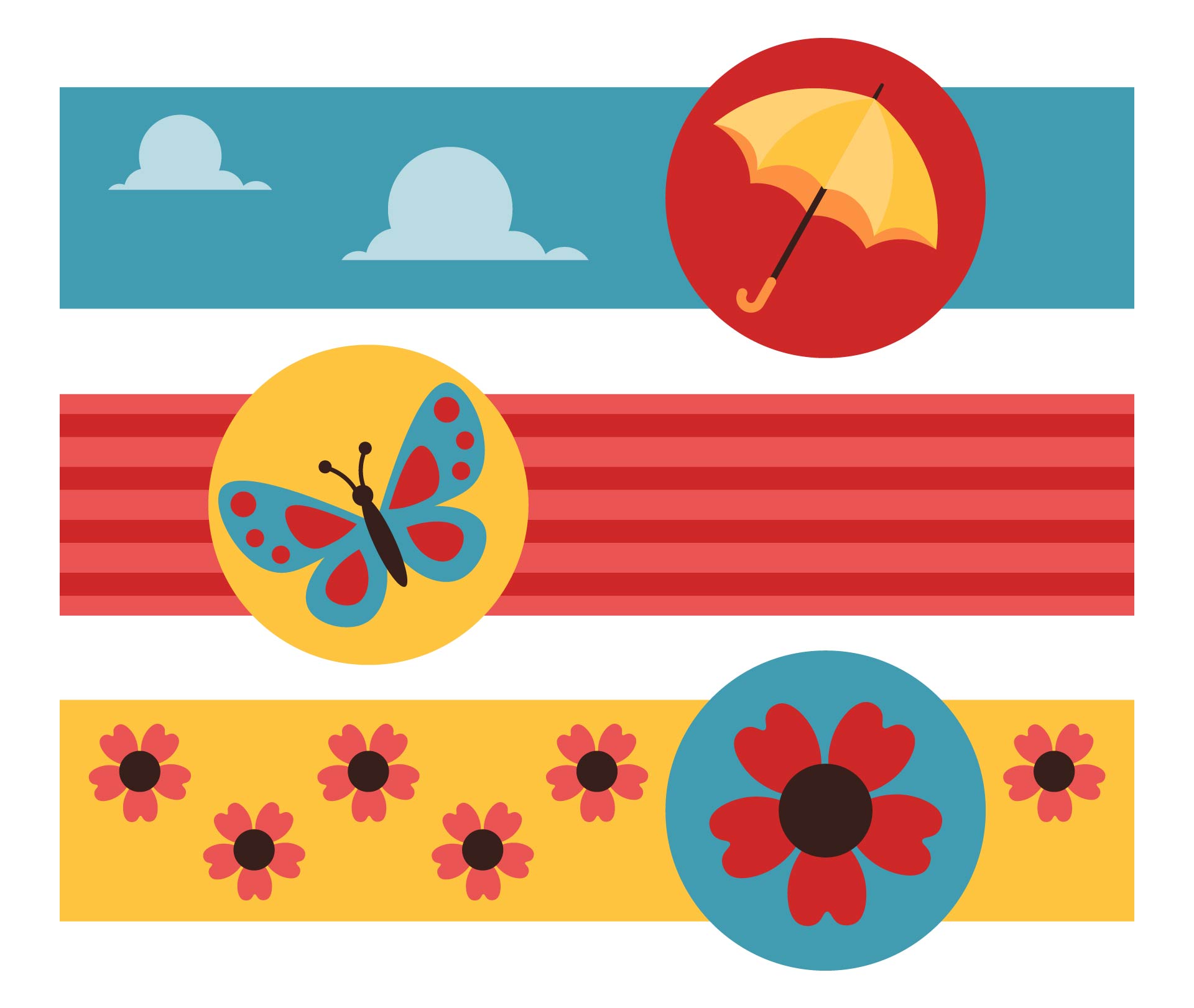 Spring Water Bottle Labels Printable Template