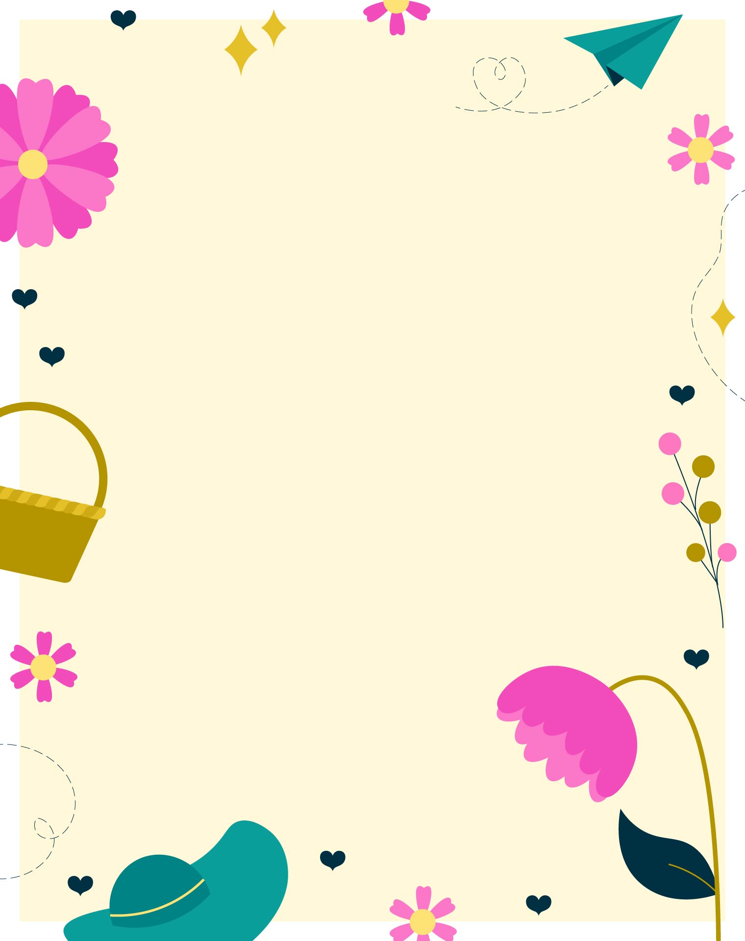 Spring Doodle Stationery