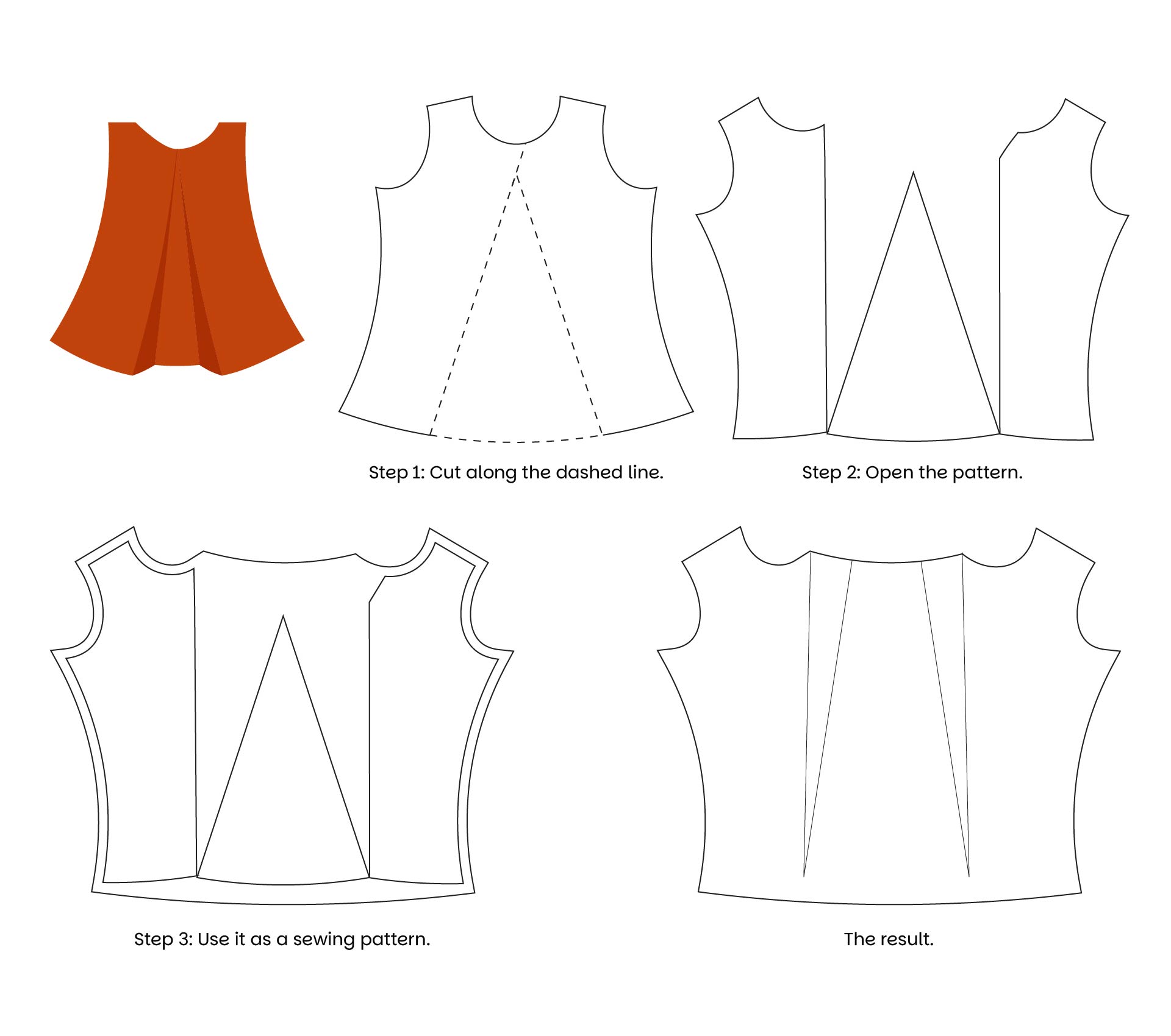 Printable Teddy Bear Doll Clothes Pattern