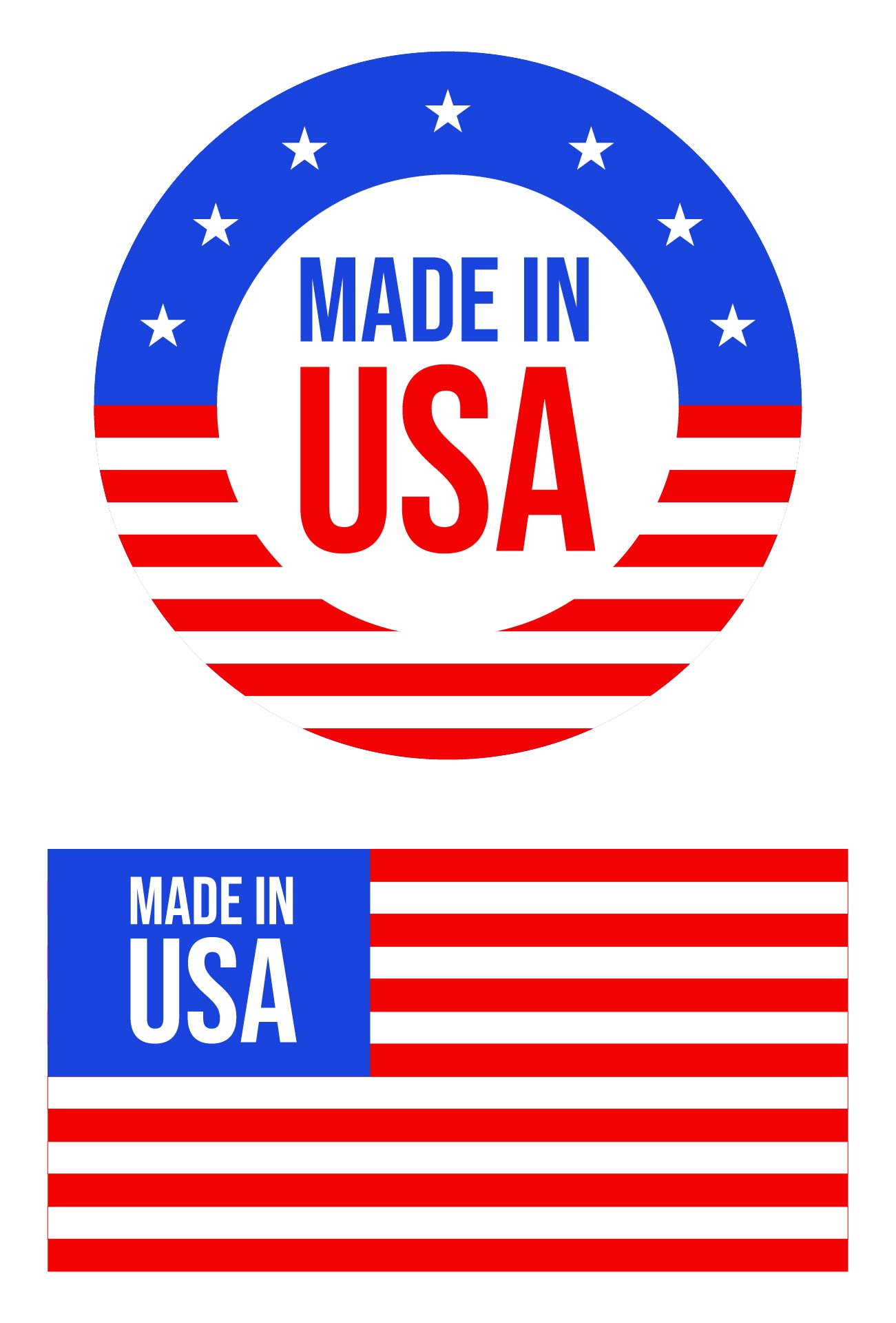 Made USA Label American Banner Template Made USA Label American Banner Template