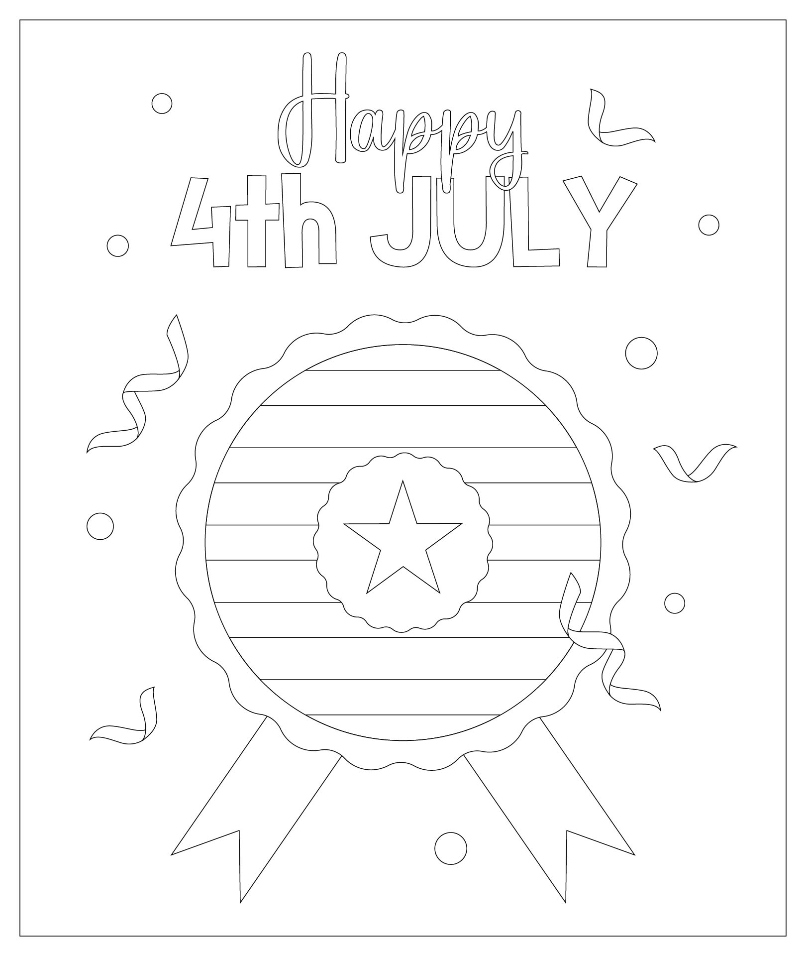 Celebrating Memorial Day Coloring Page