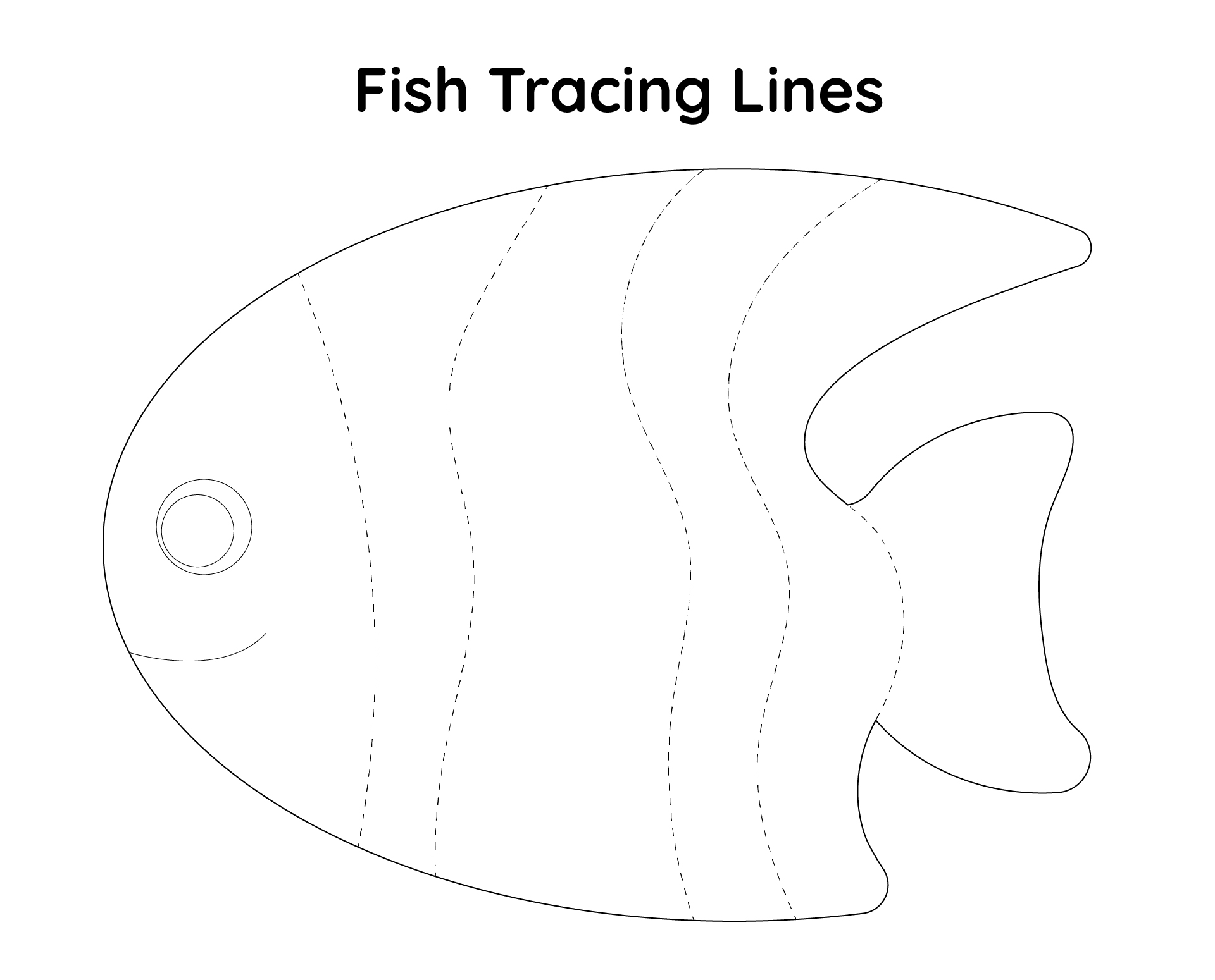 Fish Fine Motor Pattern