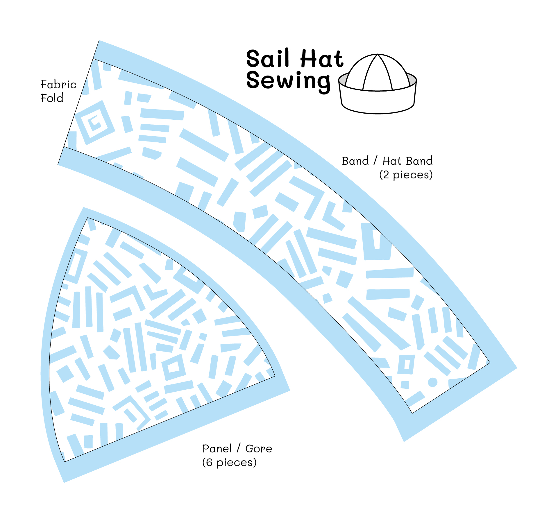 Sail Hat Sewing Pattern