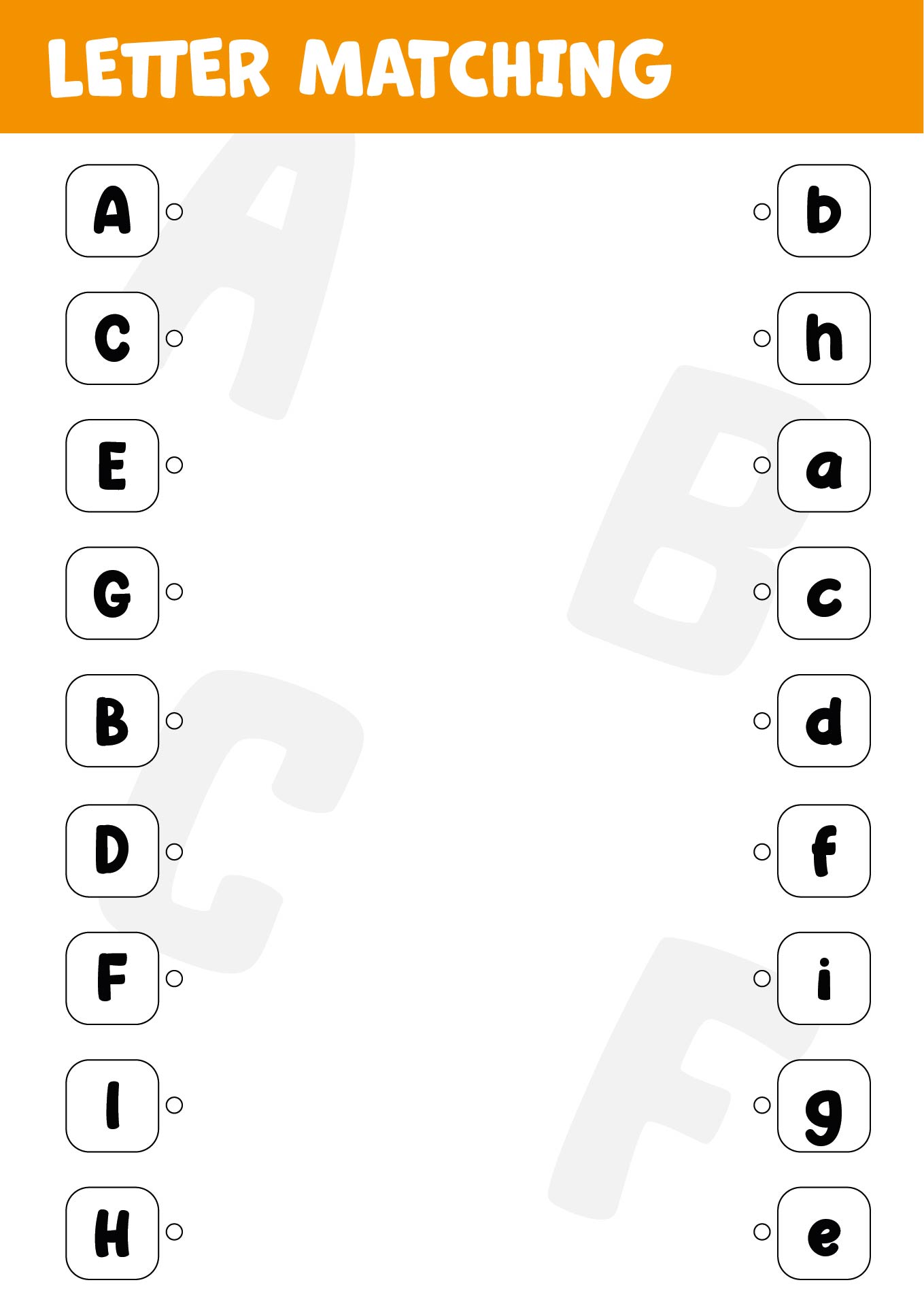 Alphabet Matching Games Printables Alphabet Matching Games Printables