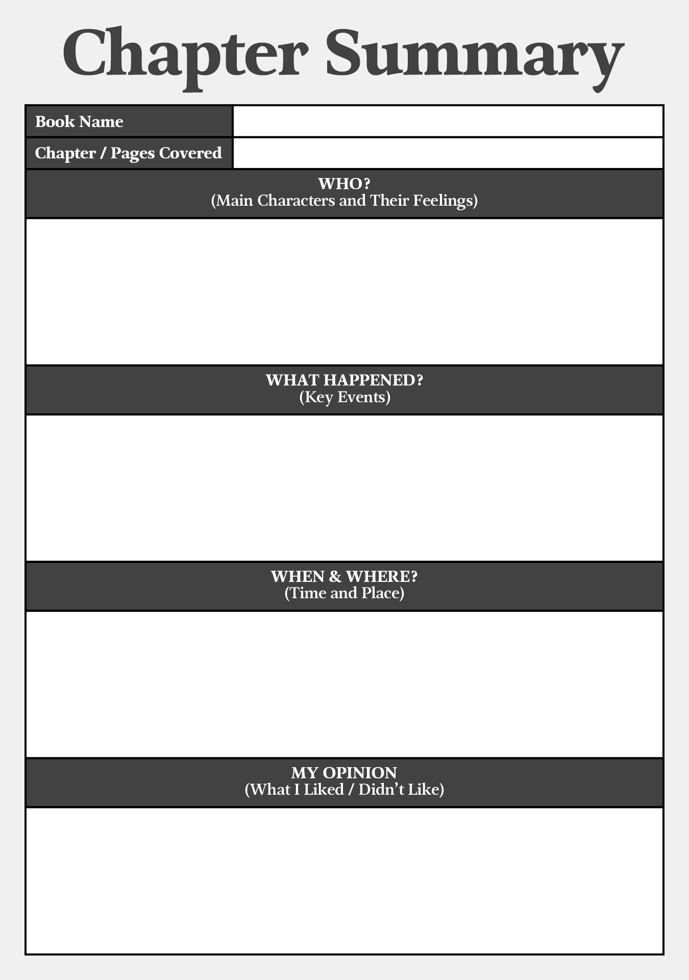 Chapter Summary Outline Printable Chapter Summary Outline Printable