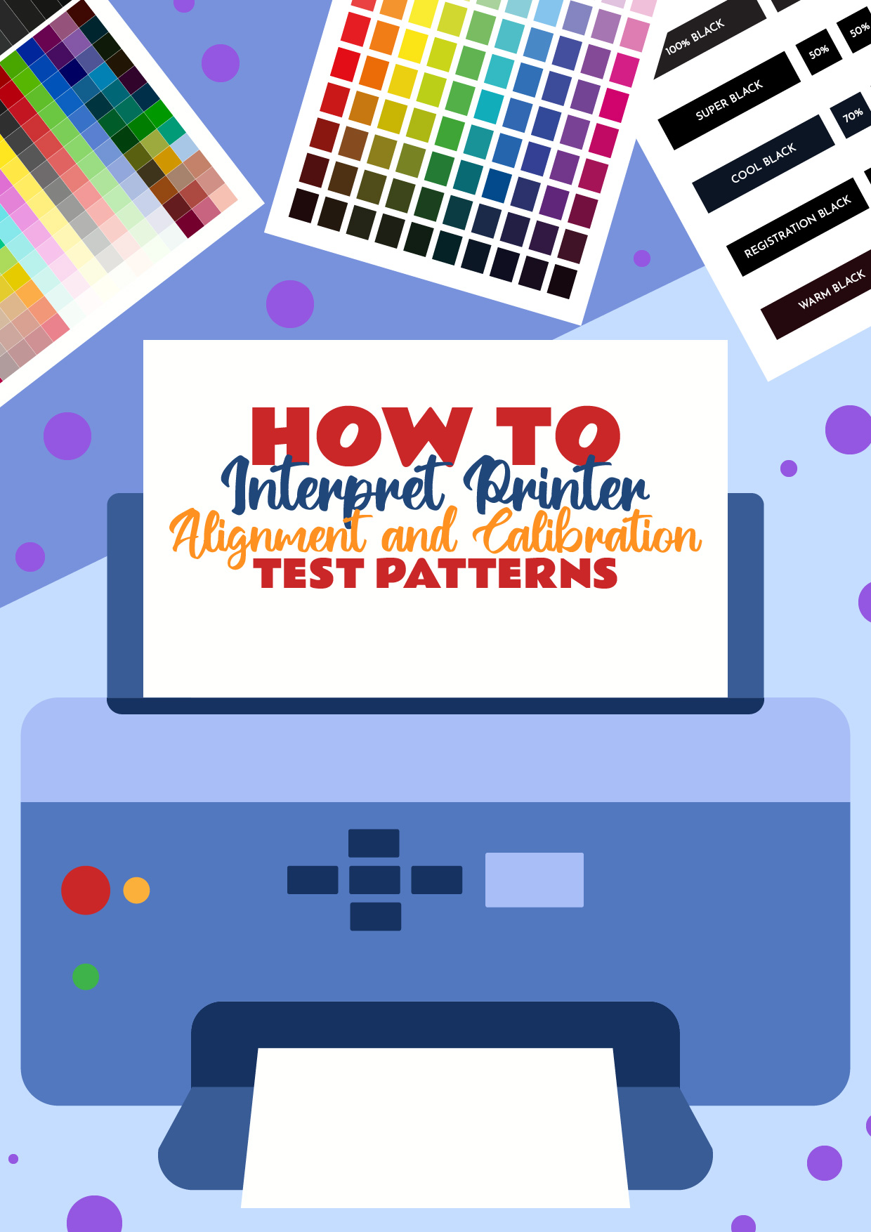 How To Interpret Printer Alignment And Calibration Test Patterns