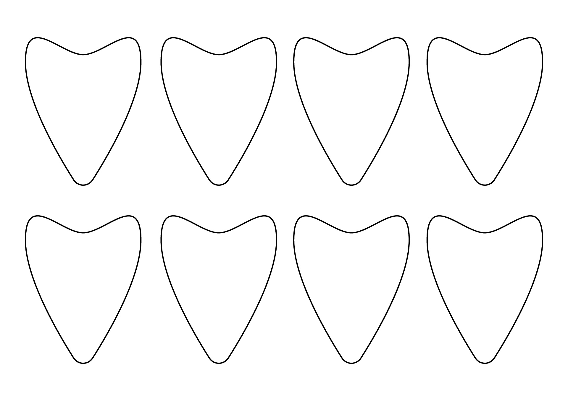 DIY Paper Flower Petal Templates DIY Paper Flower Petal Templates