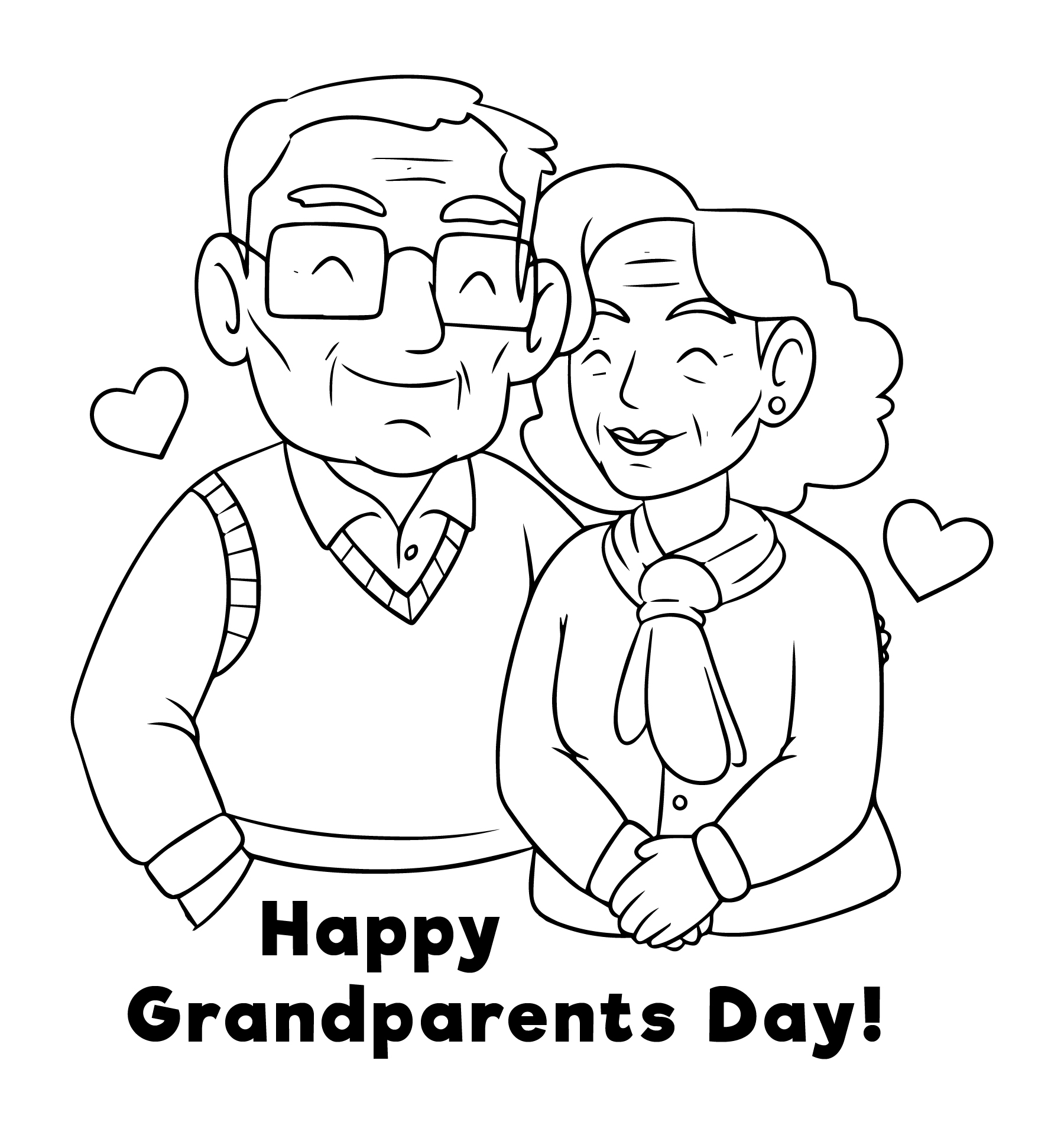 Grandparents Day Coloring Pages Grandparents Day Coloring Pages