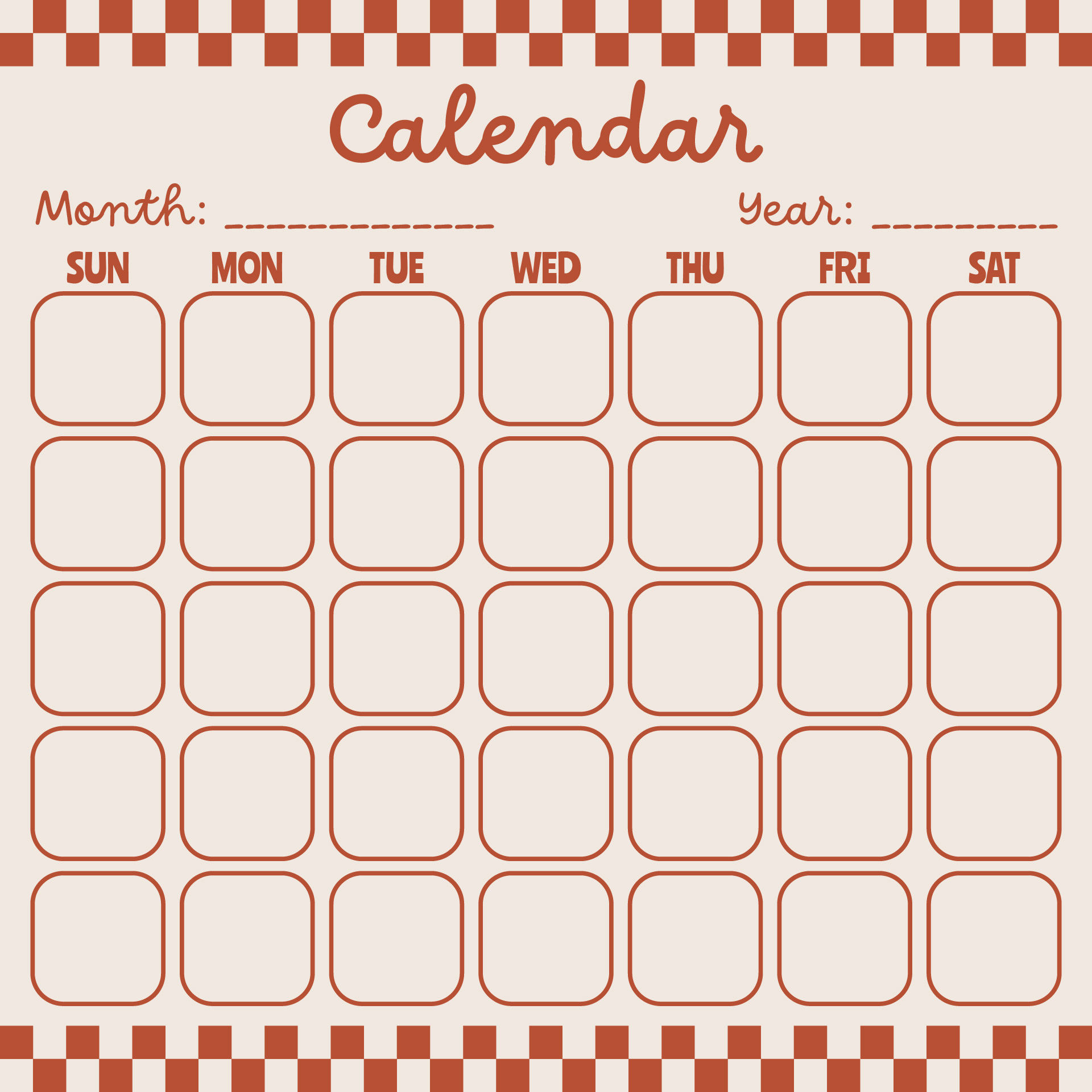 July 2024 Calendar Printable