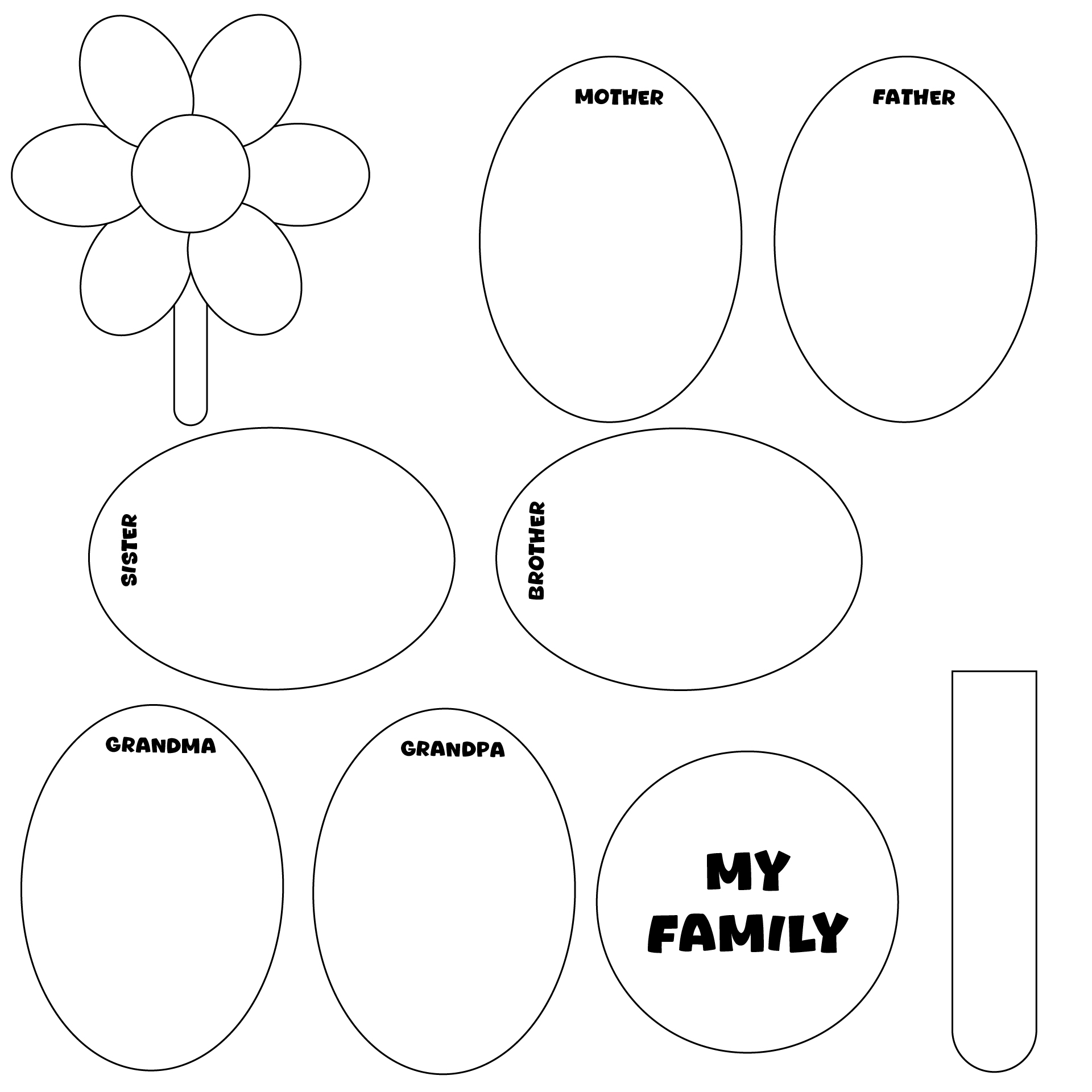 My Family Preschool Crafts Ideas