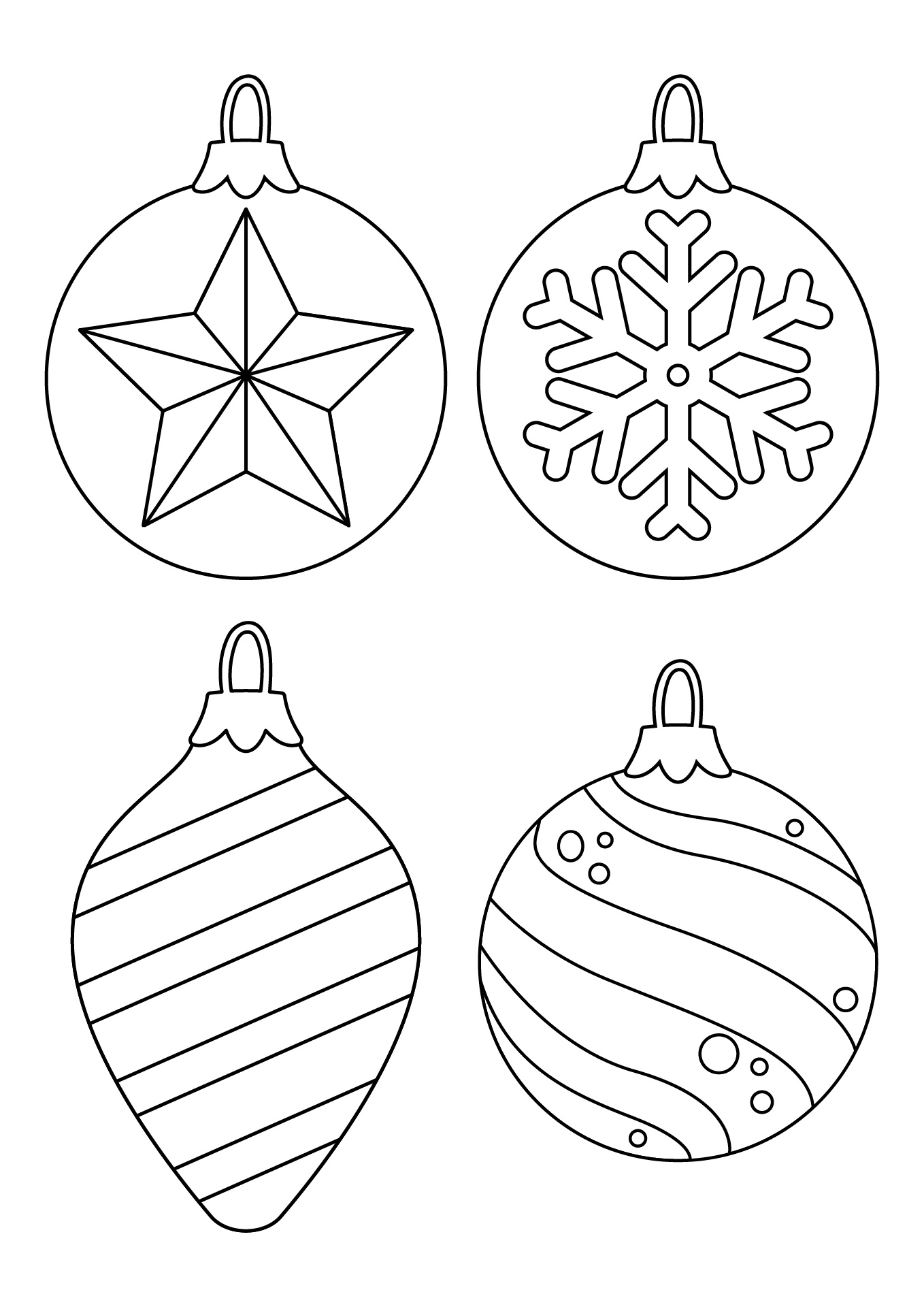 Ornament Printable for Kids Ornament Printable for Kids