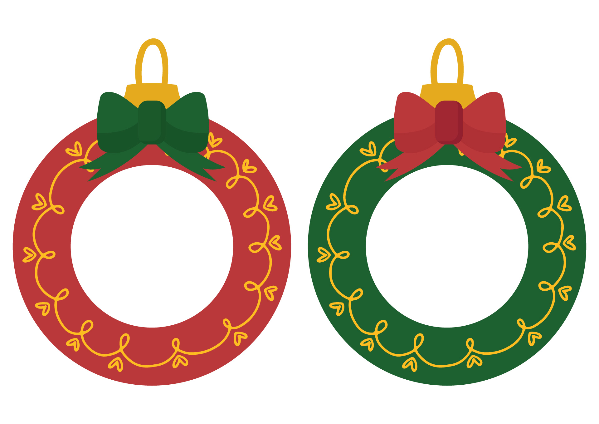 Personalized Ornament Printables Personalized Ornament Printables