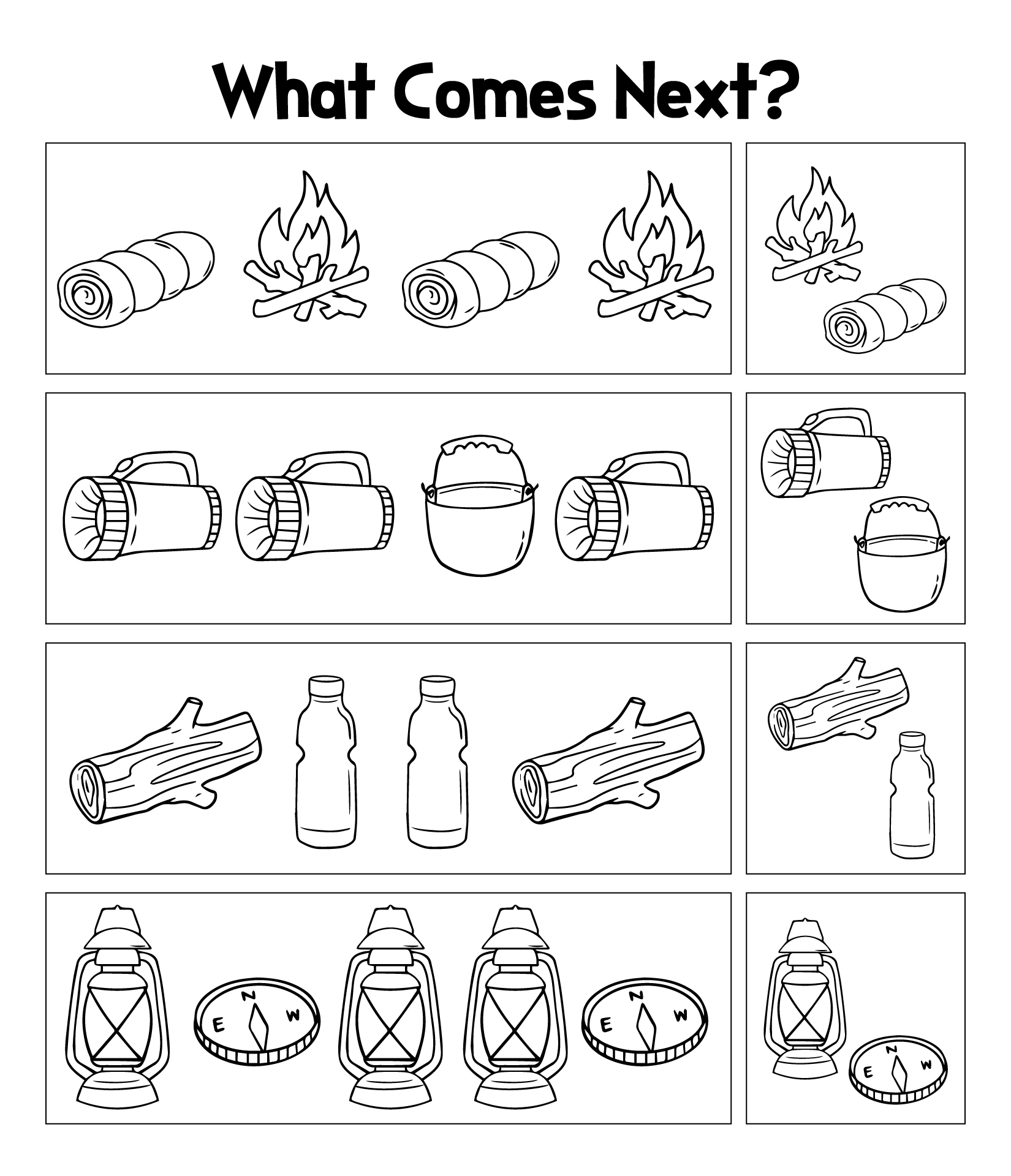 Preschool Camping Theme Educational Pack Preschool Camping Theme Educational Pack