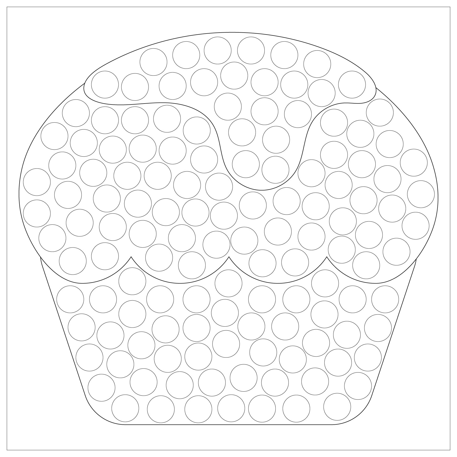 Printable Bingo Dot Art Pages