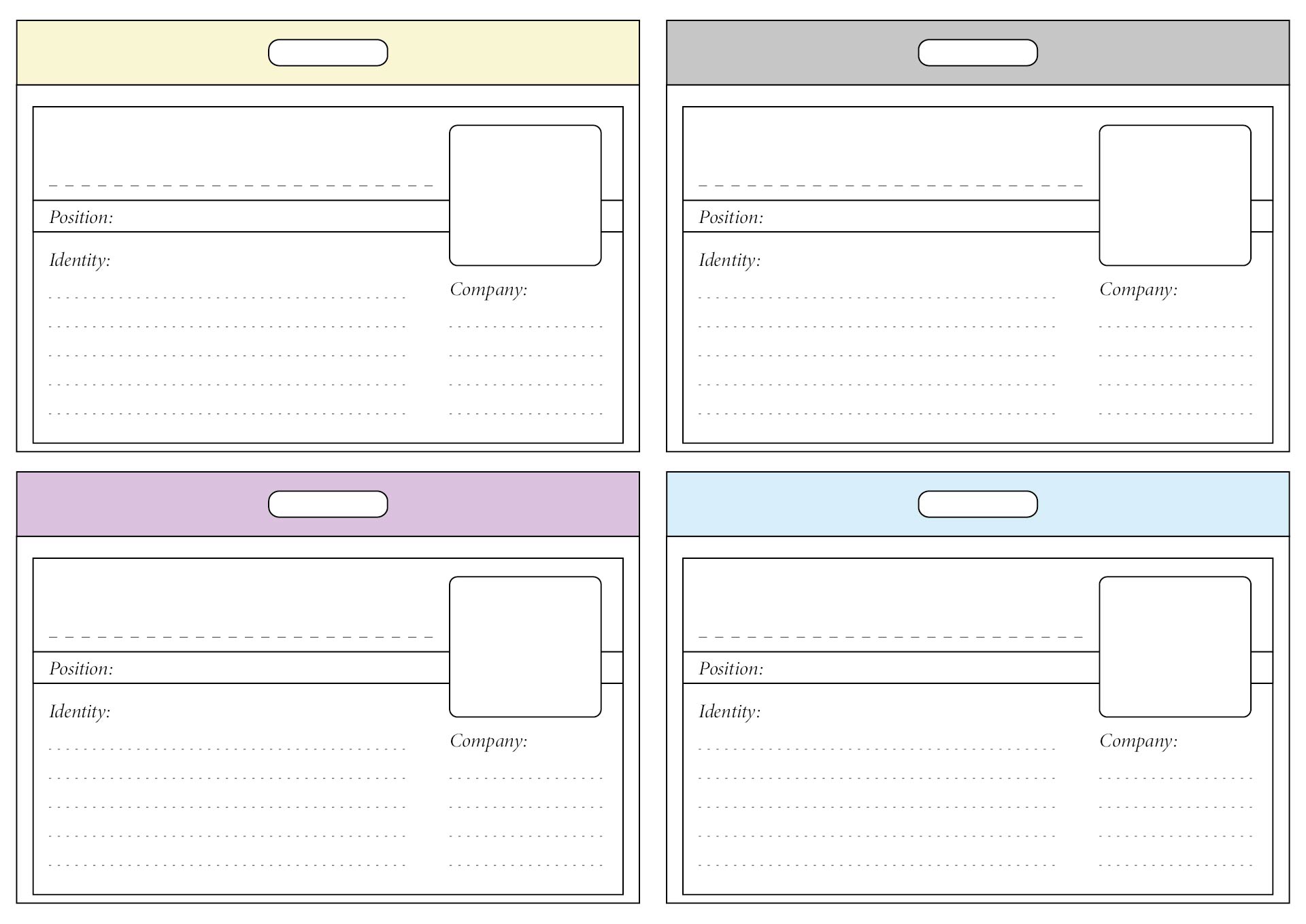 Printable Blank Employee Name Tags Printable Blank Employee Name Tags
