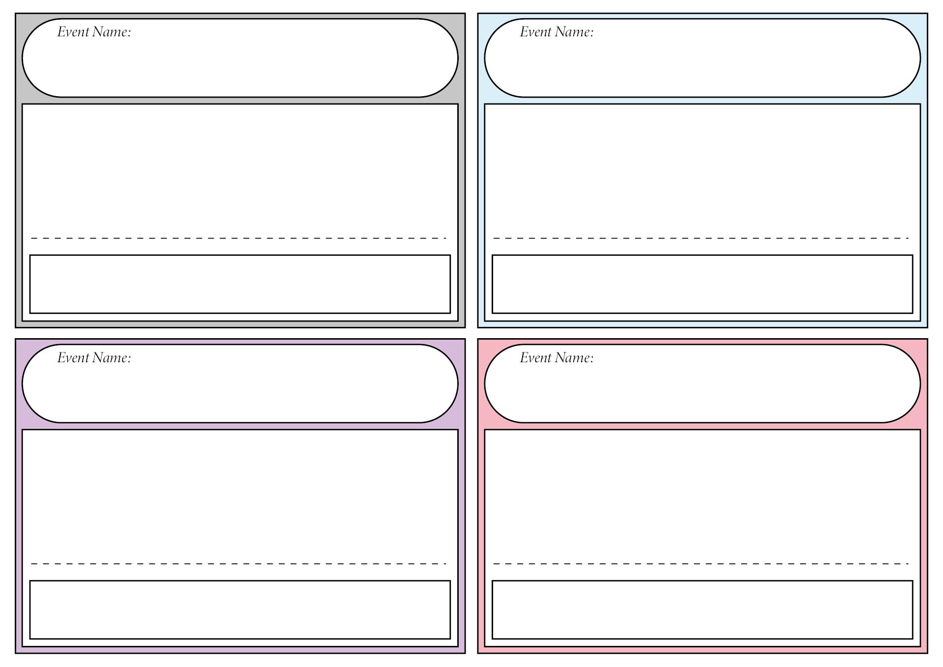 Printable Blank Event Name Tags Printable Blank Event Name Tags