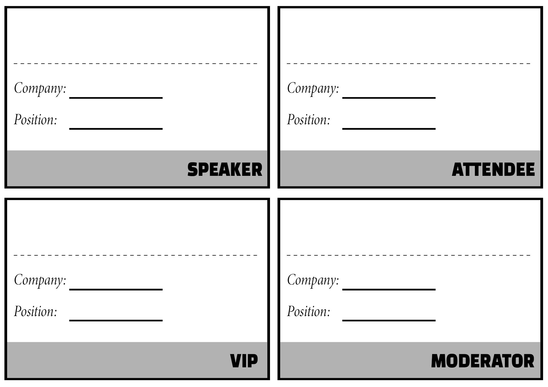 Printable Blank Meeting Name Tags Printable Blank Meeting Name Tags