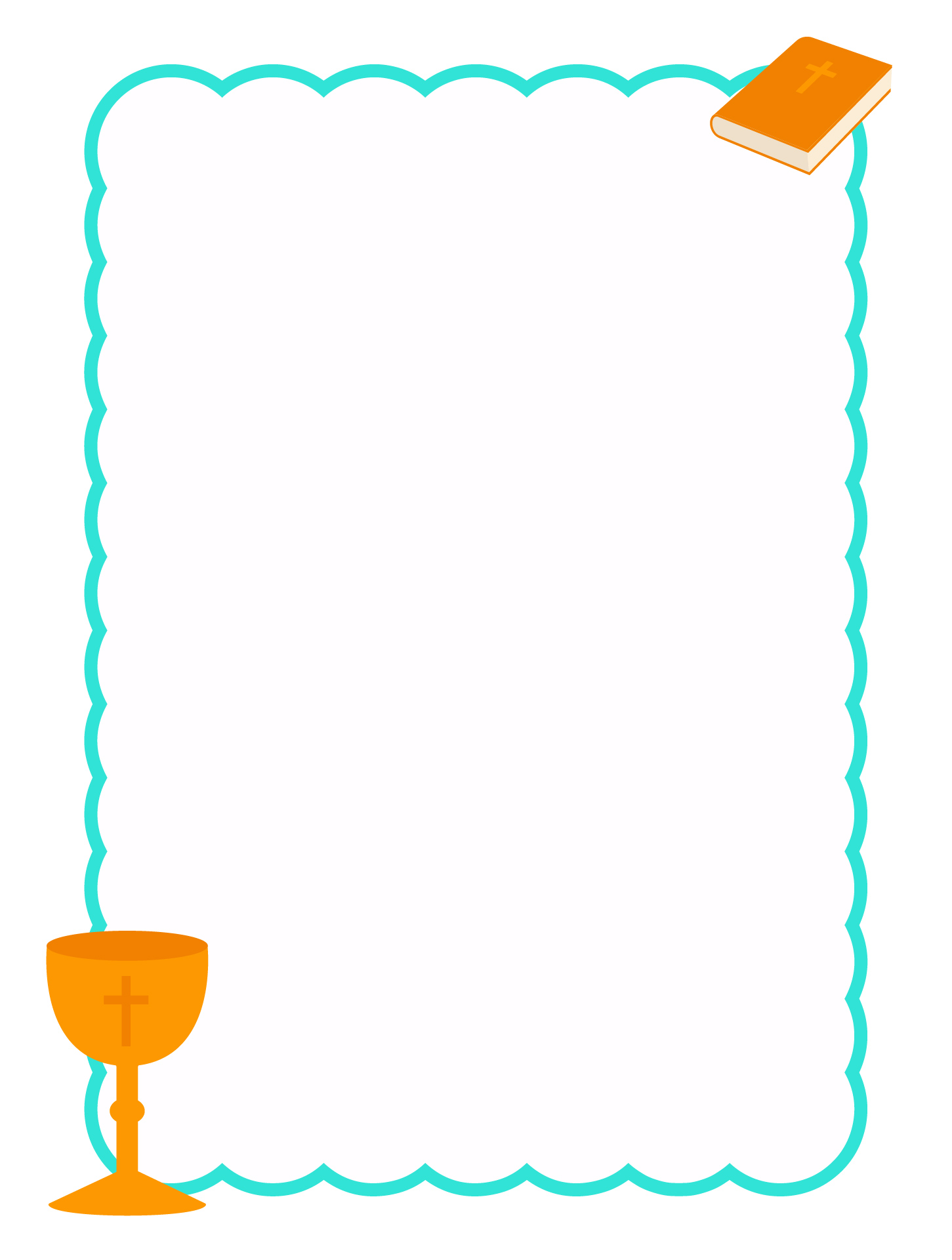 Printable Christian Themed Borders