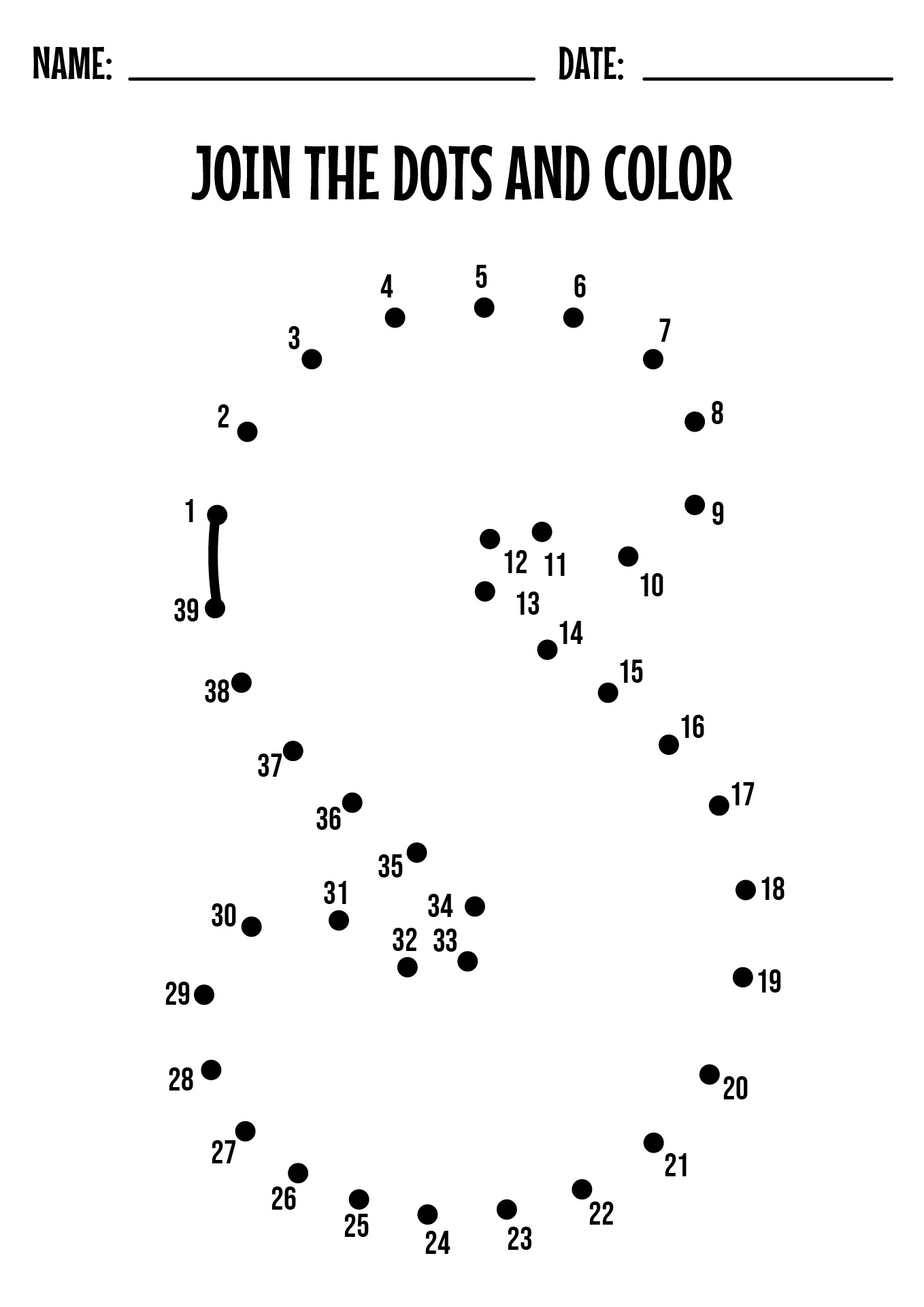 Printable Letter S Dot to Dot Printable Letter S Dot to Dot