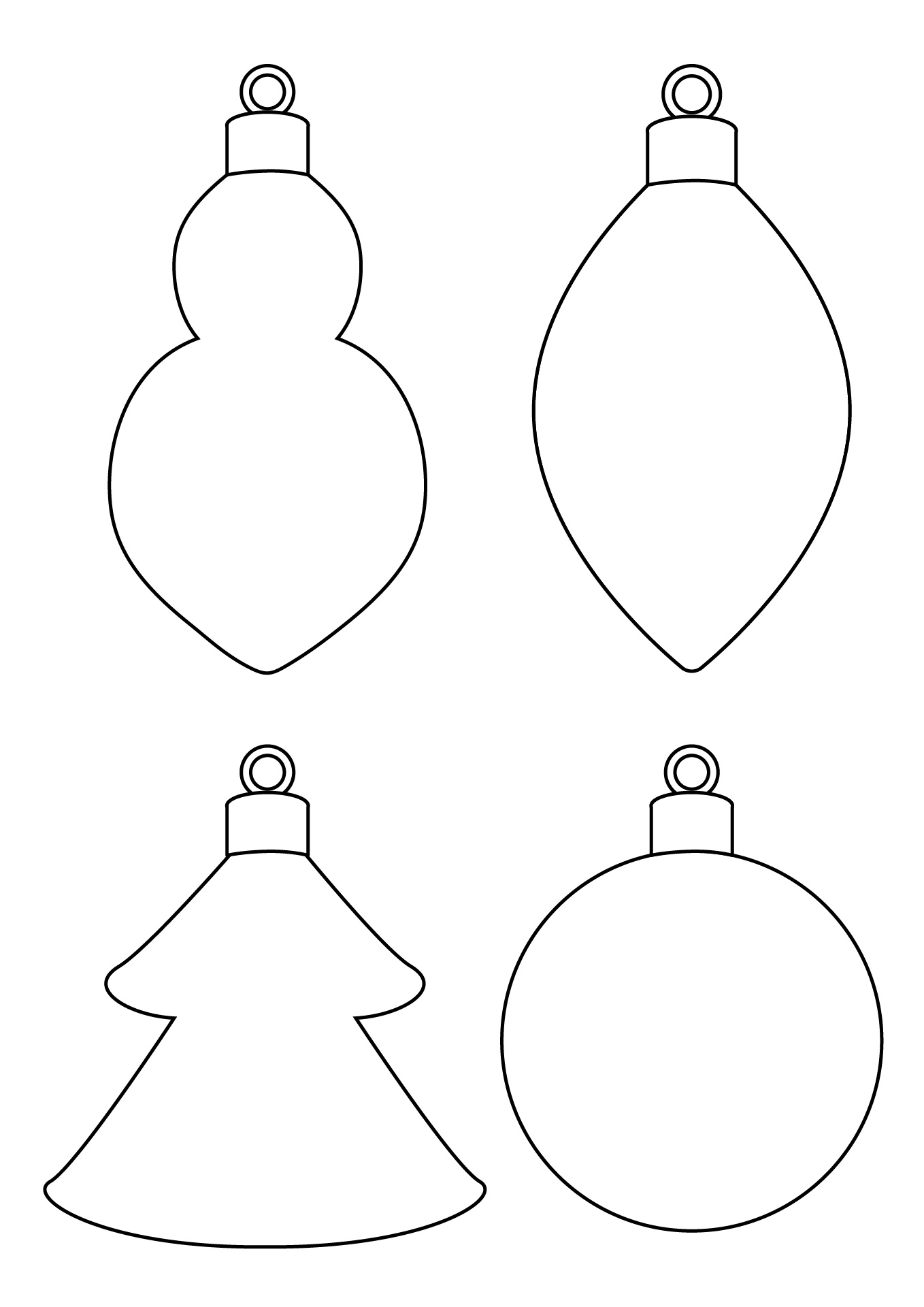Printable Ornament Templates for Schools Printable Ornament Templates for Schools