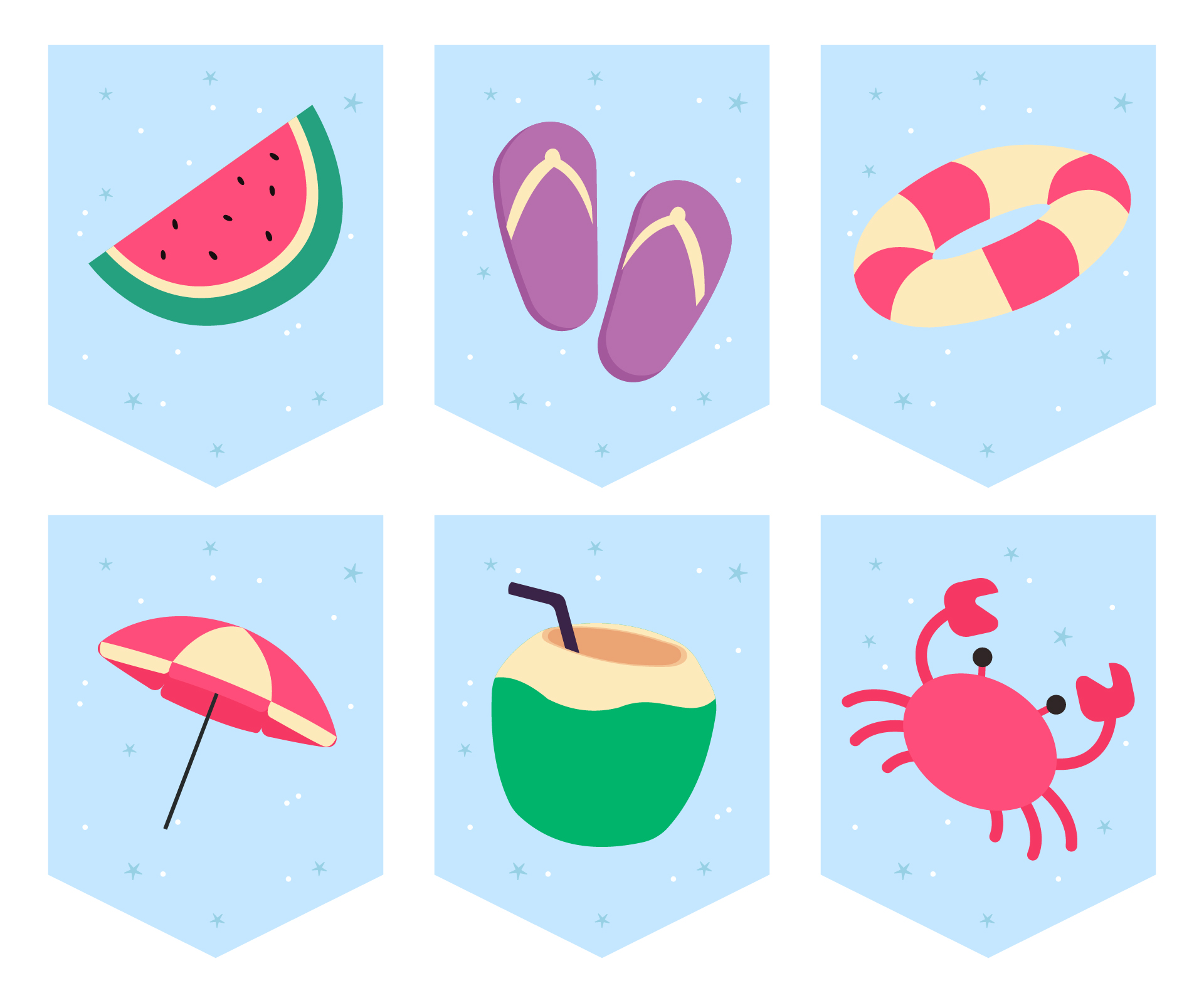 Printable Pool Party Celebration Banners