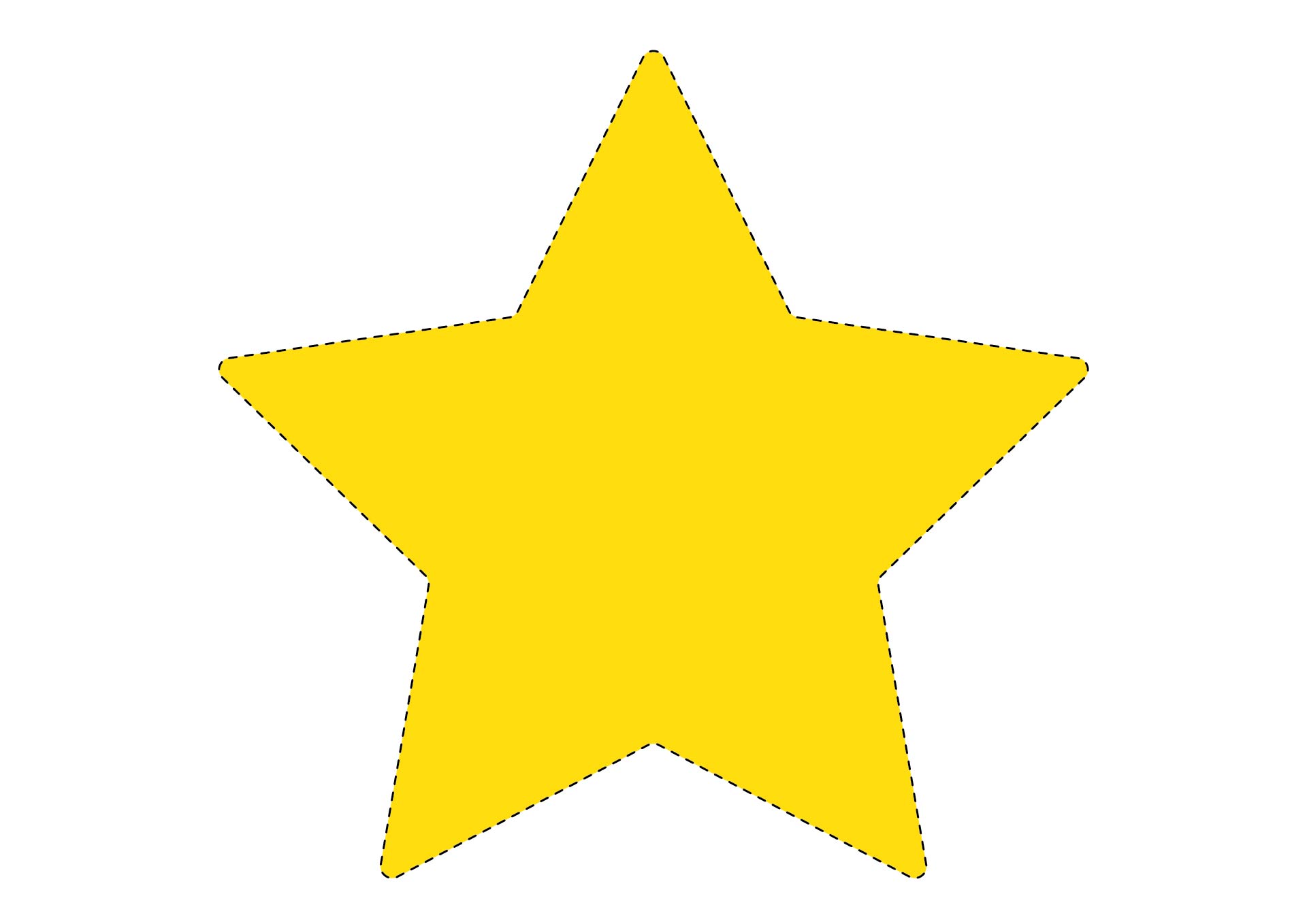 Printable Star Cut Out Template Printable Star Cut Out Template