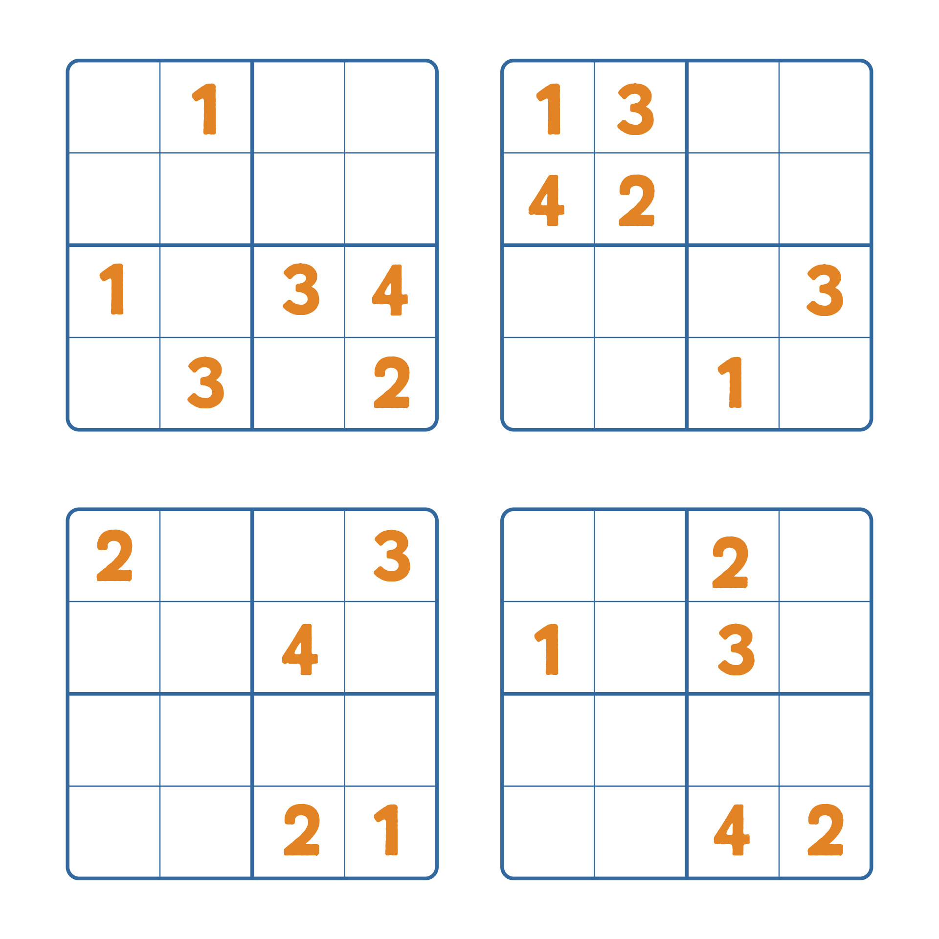 Printable Sudoku Puzzles Brain Teasers
