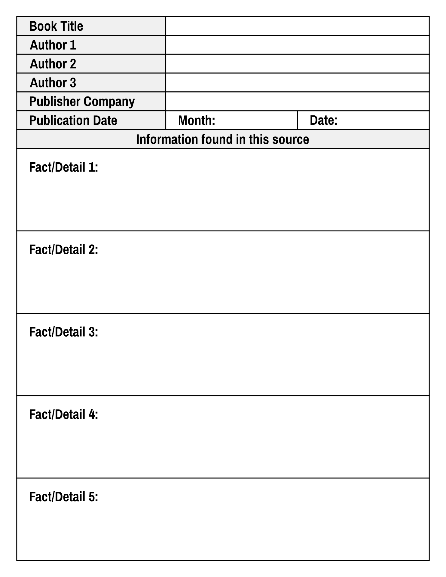 Research Paper Outline Printable Research Paper Outline Printable