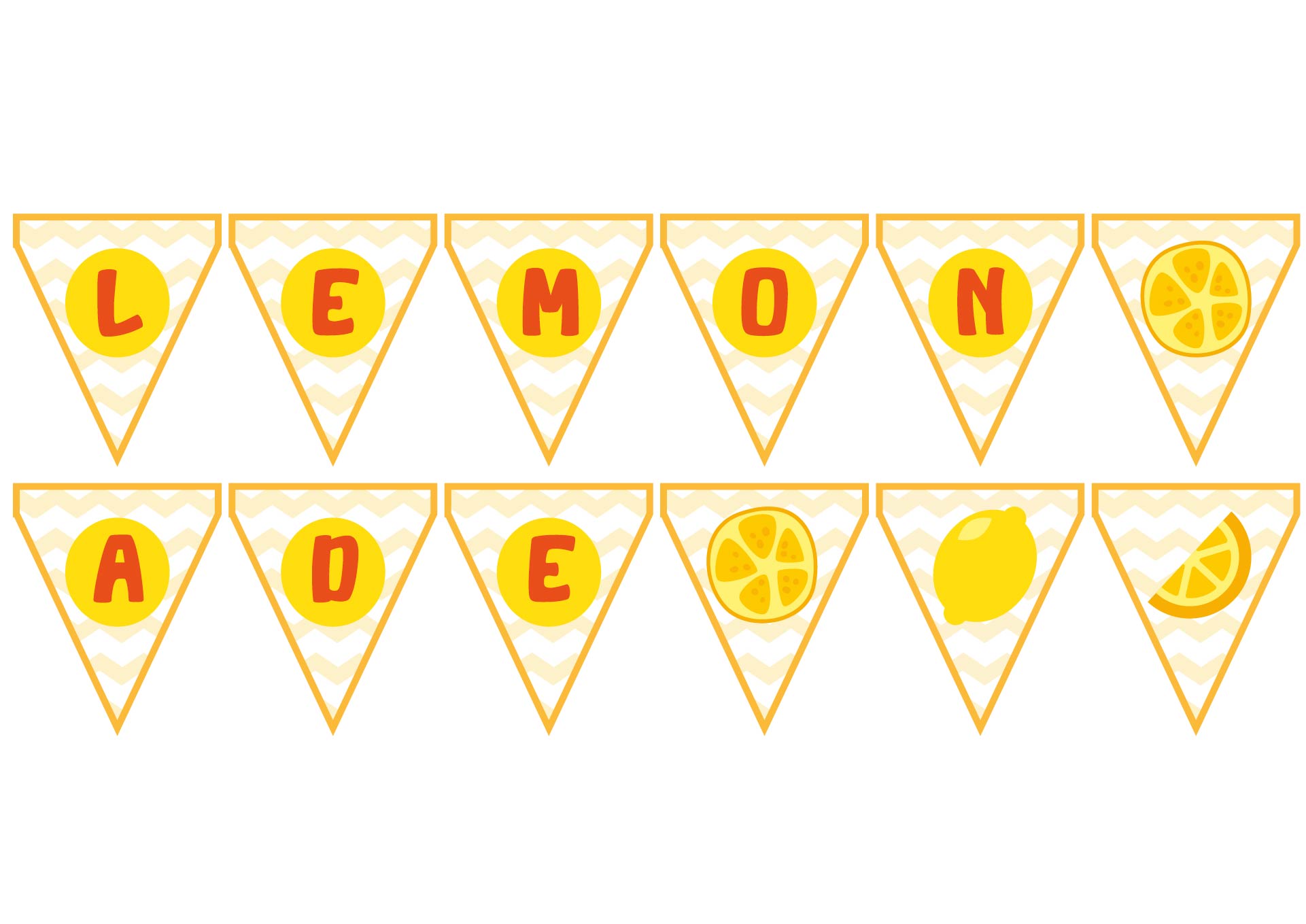 Summer Lemonade Stand Banner Printable