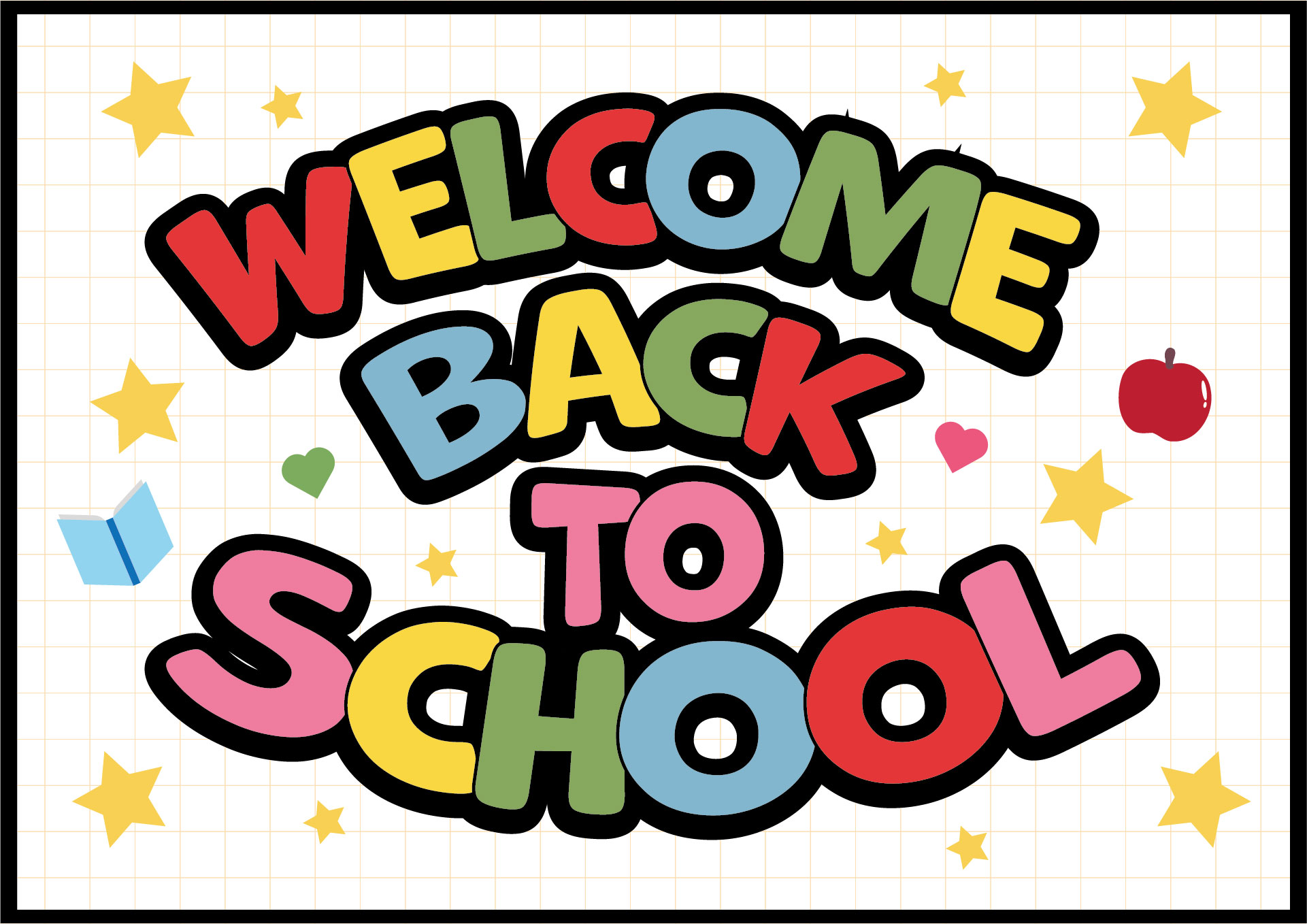 1st Grade Back to School Welcome Sign 1st Grade Back to School Welcome Sign