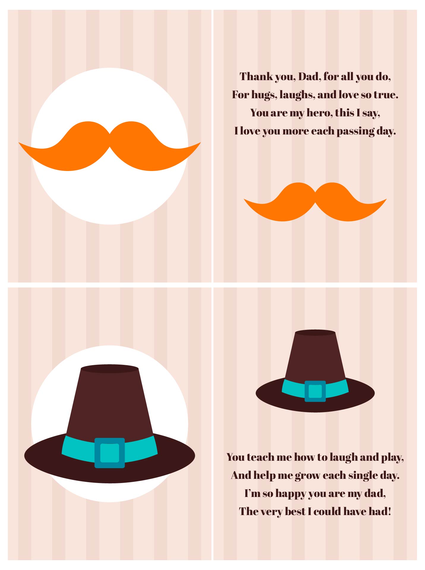 Cute Fathers Day Poems On Greeting Card