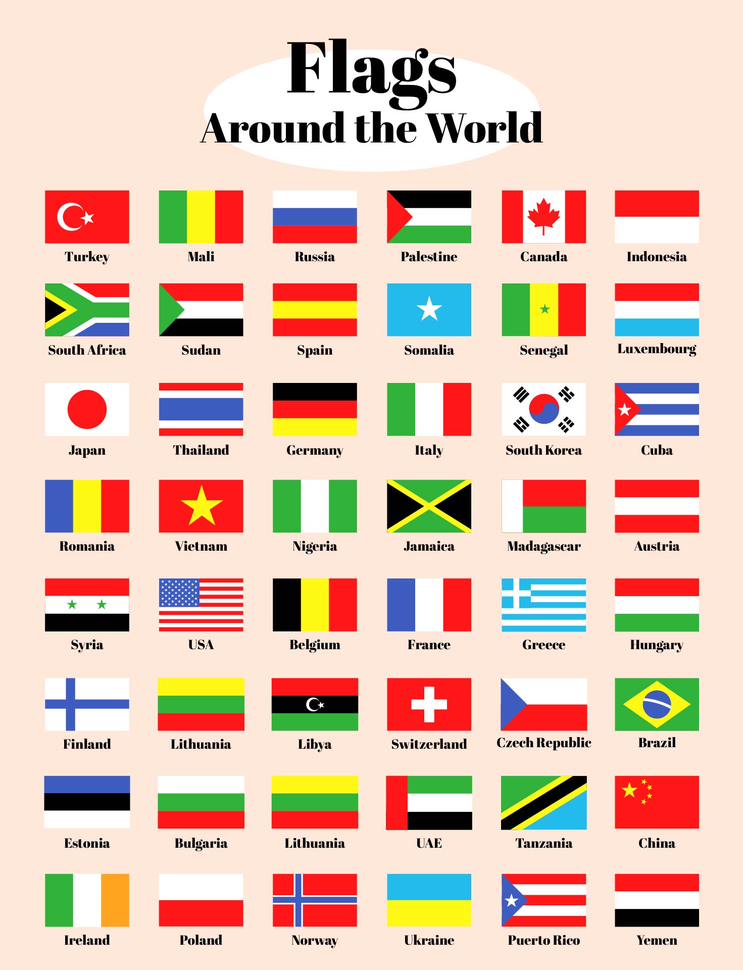 Flags From Around The World